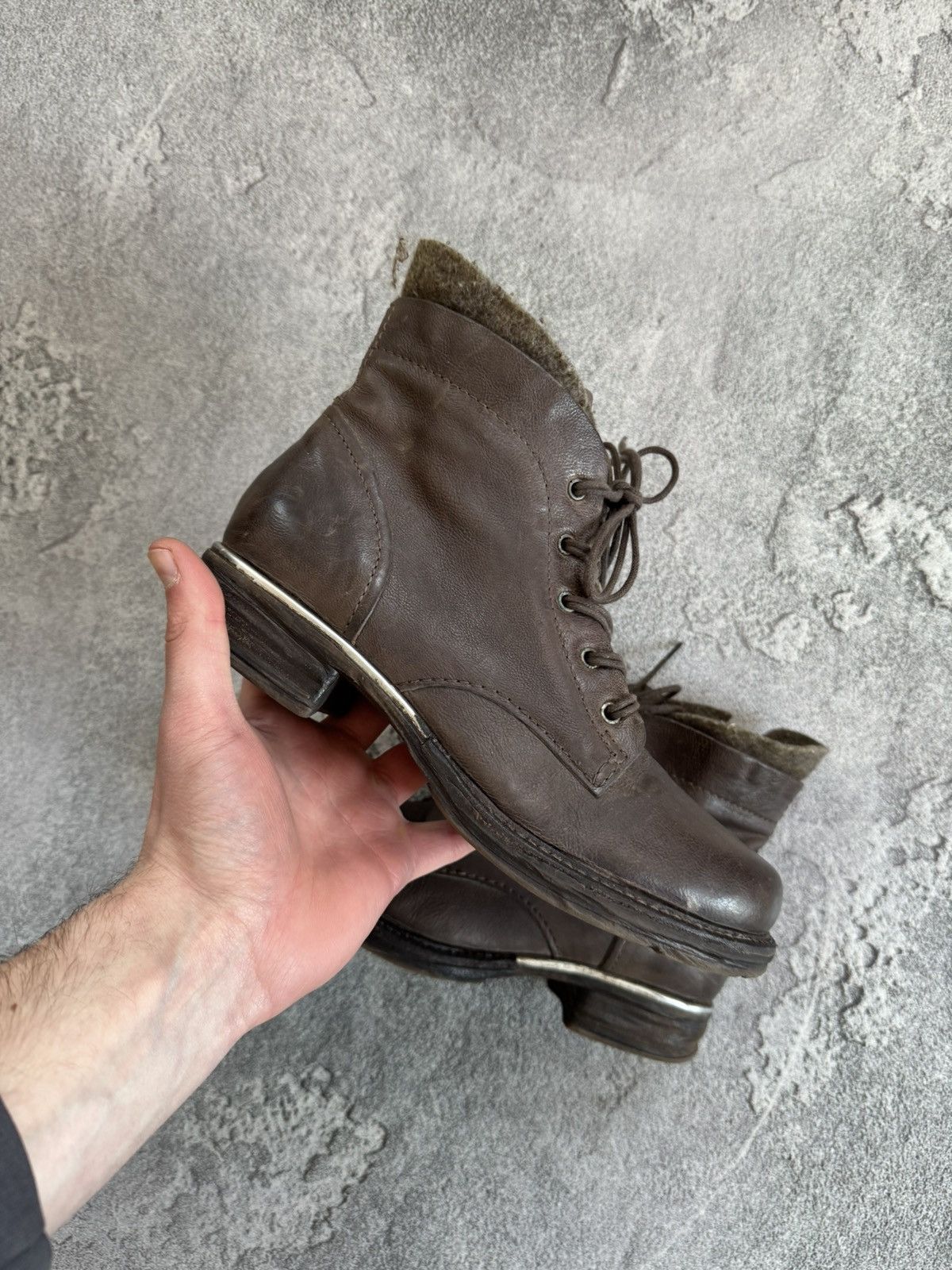 A.S.98 × Vintage AS98 A.S.98 Airstep 37 leather zip biker shoes boots cowboy Size US 7 / IT 37 - 6 Thumbnail