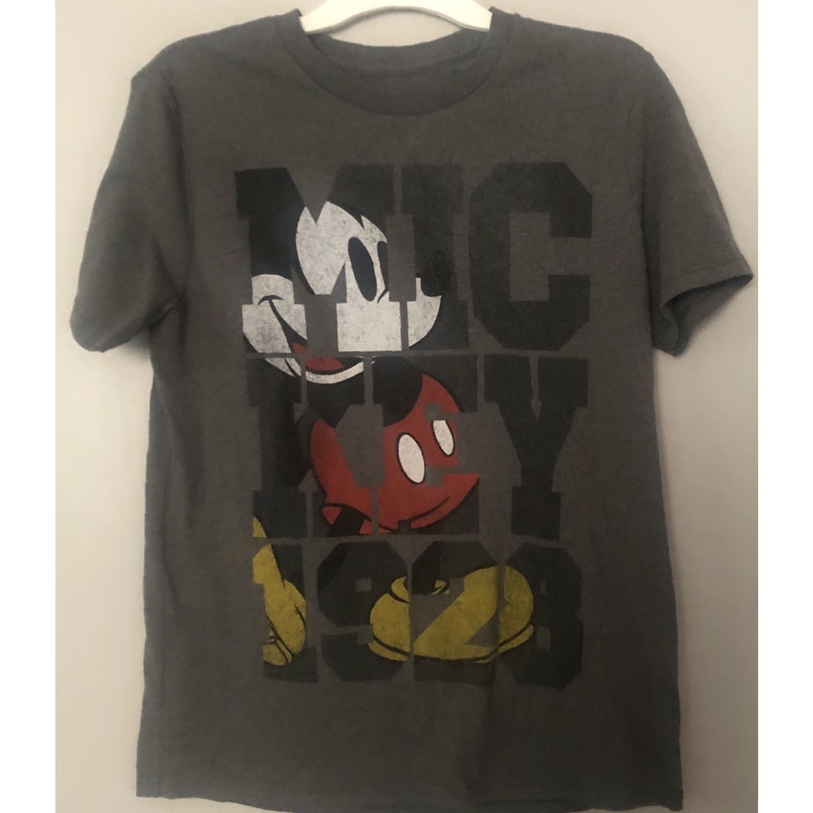 Disney Disney Mickey Mouse 1928 Gray T-Shirt S Shirt Short Sleeve Crew Neck Men Classic Graphic Tee Clothing Size US S / EU 44-46 / 1 - 2 Thumbnail