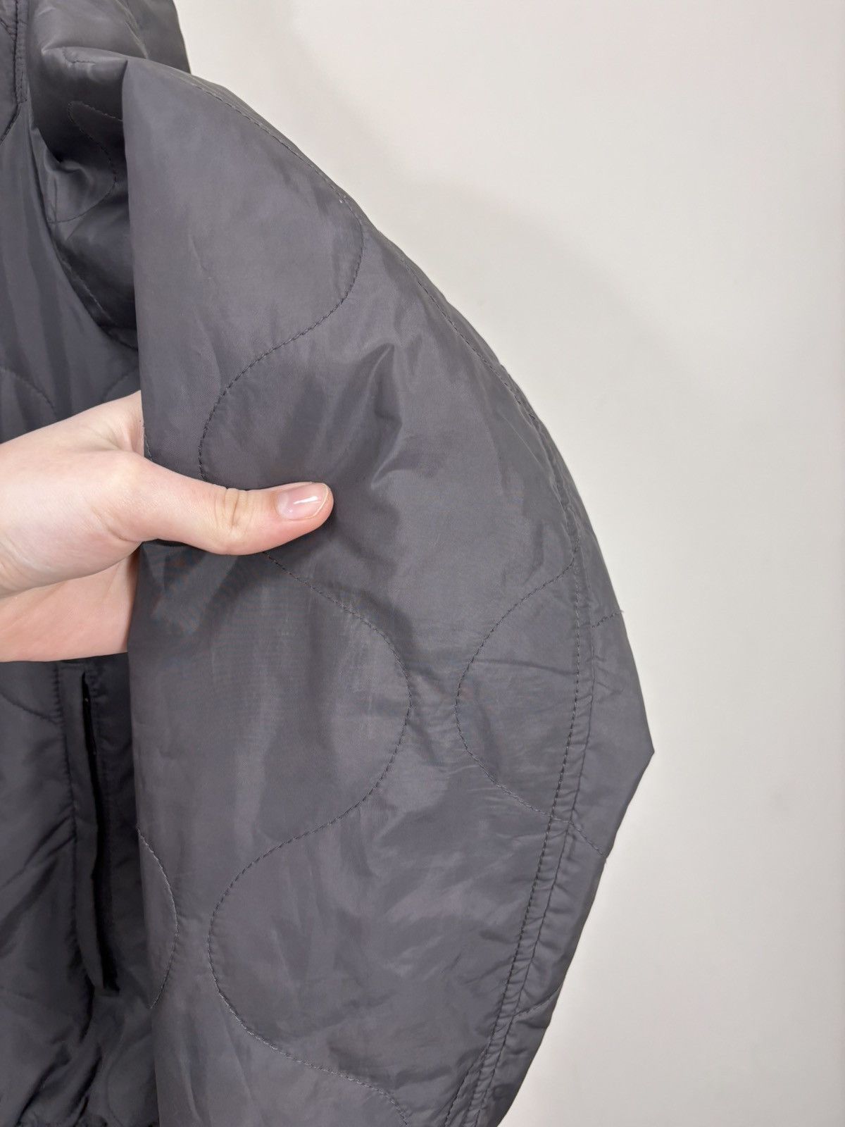 Z Zegna Z Zegna Men’s Quilted Grey Lightweight Bomber Jacket Size US M / EU 48-50 / 2 - 18 Thumbnail