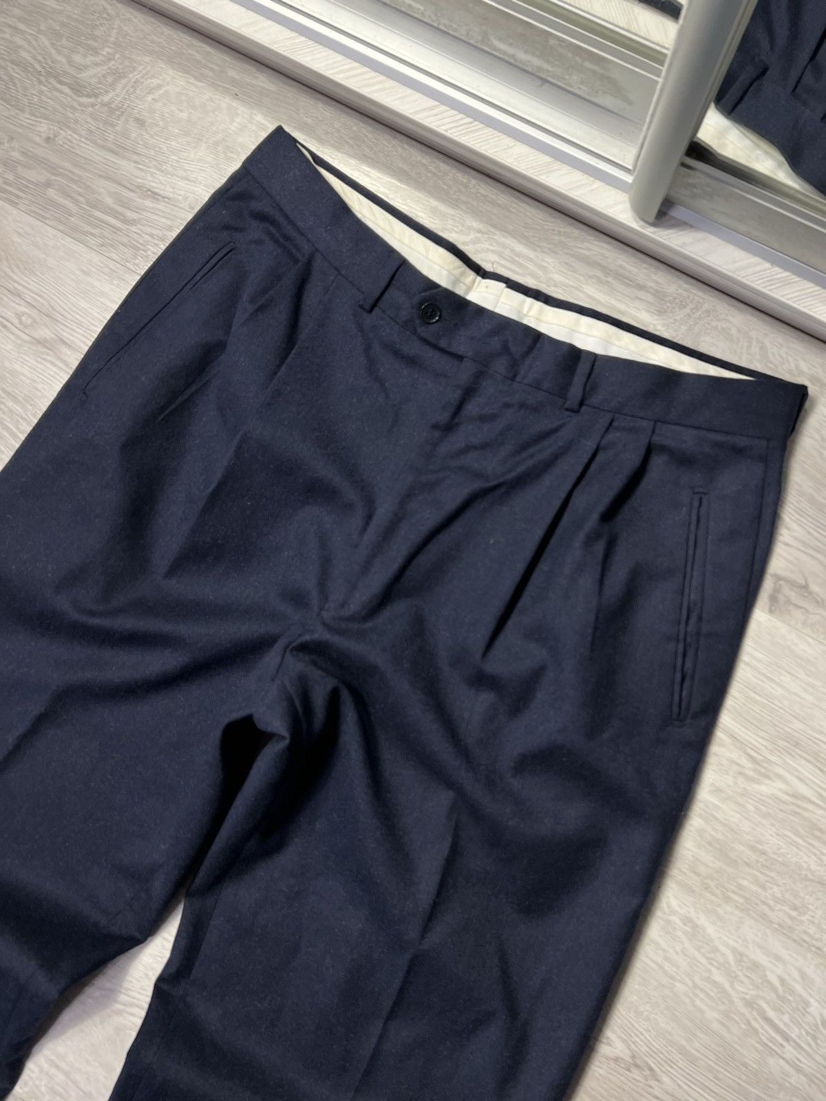 Pal Zileri Vintage Pal Zileri Wool Trousers Pants Size 42R - 2 Thumbnail