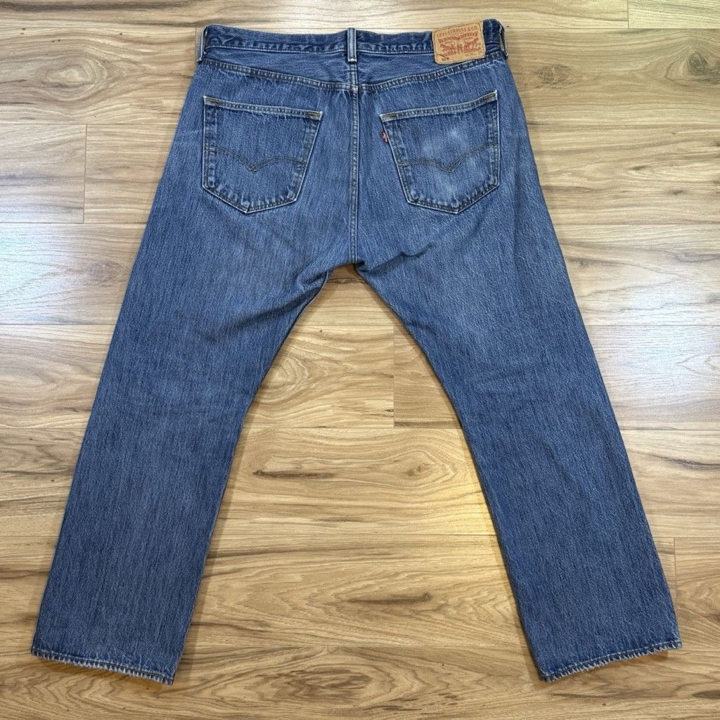 Levi's Levis 501 Original Fit Jeans Men’s W36 L29 Button Fly Size US 36 / EU 52 - 6 Thumbnail