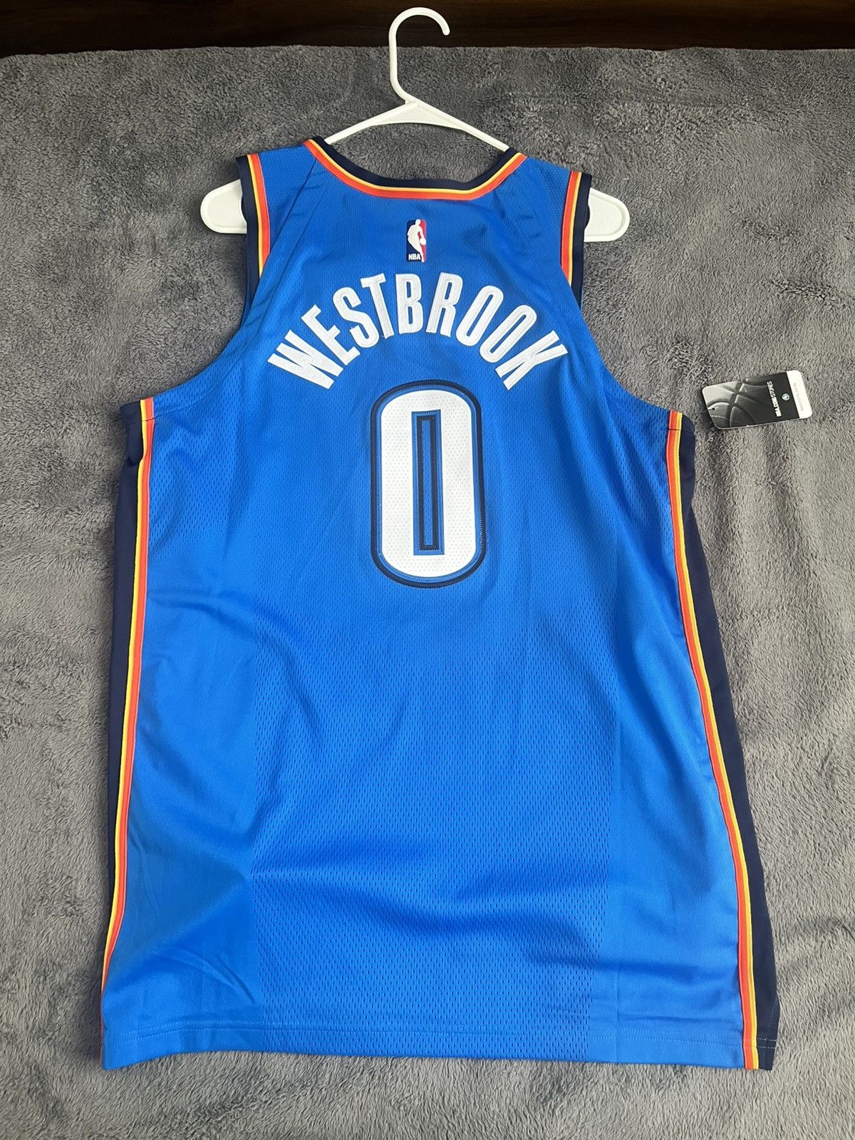 NBA × Nike OKC Westbrook Player Edition Jersey Size US L / EU 52-54 / 3 - 2 Thumbnail