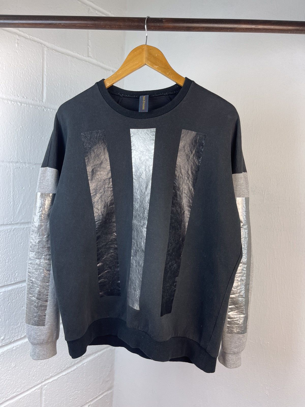 Maison MIHARA YASUHIRO Miharayasuhiro Metalic Print Sweatshirt A1 Size US L / EU 52-54 / 3 - 4 Thumbnail