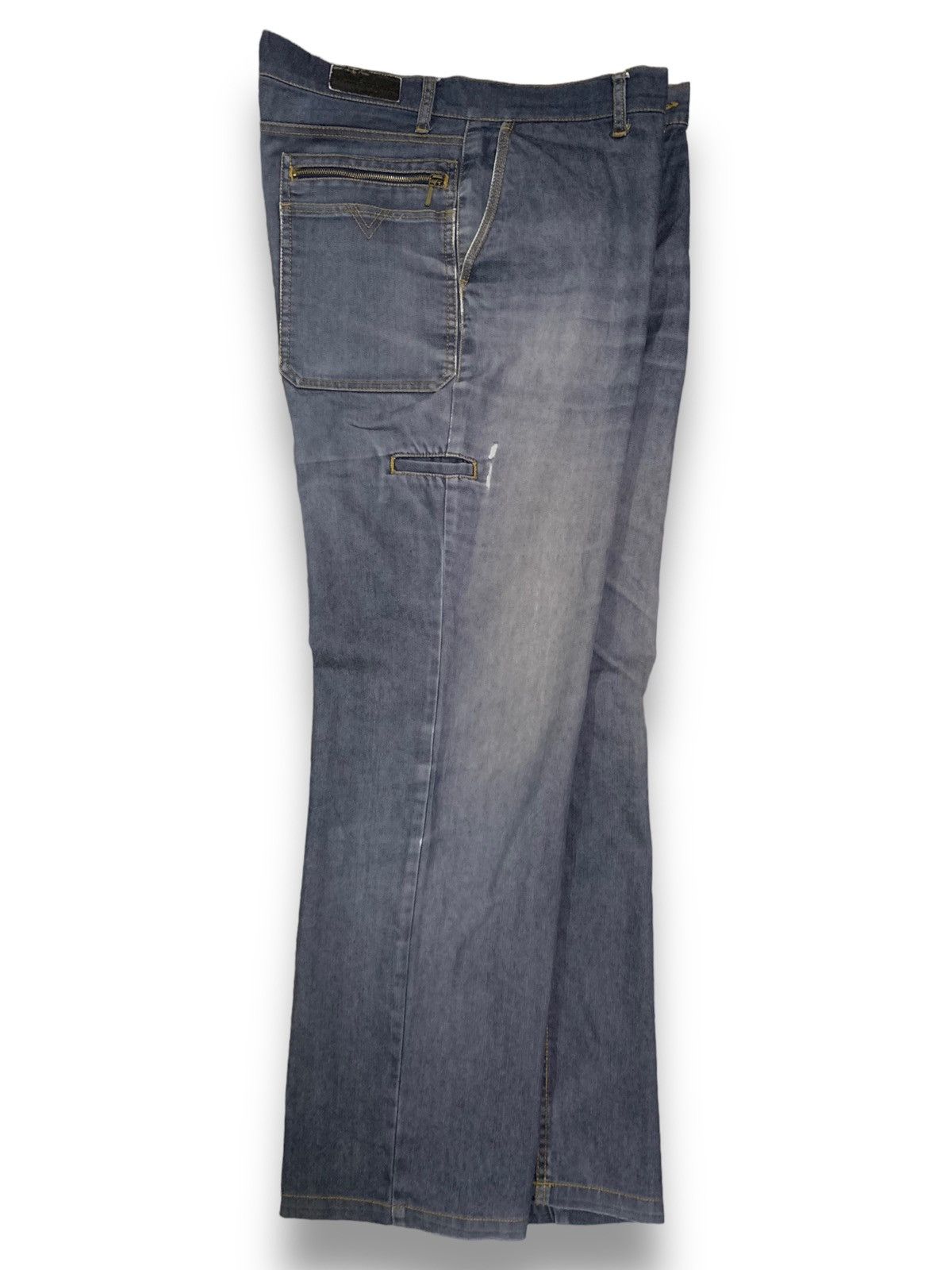 Japanese Brand Vintage Comme Le Vent Multi-pockets Baggy Carpenter Jeans Size US 34 / EU 50 - 3 Thumbnail