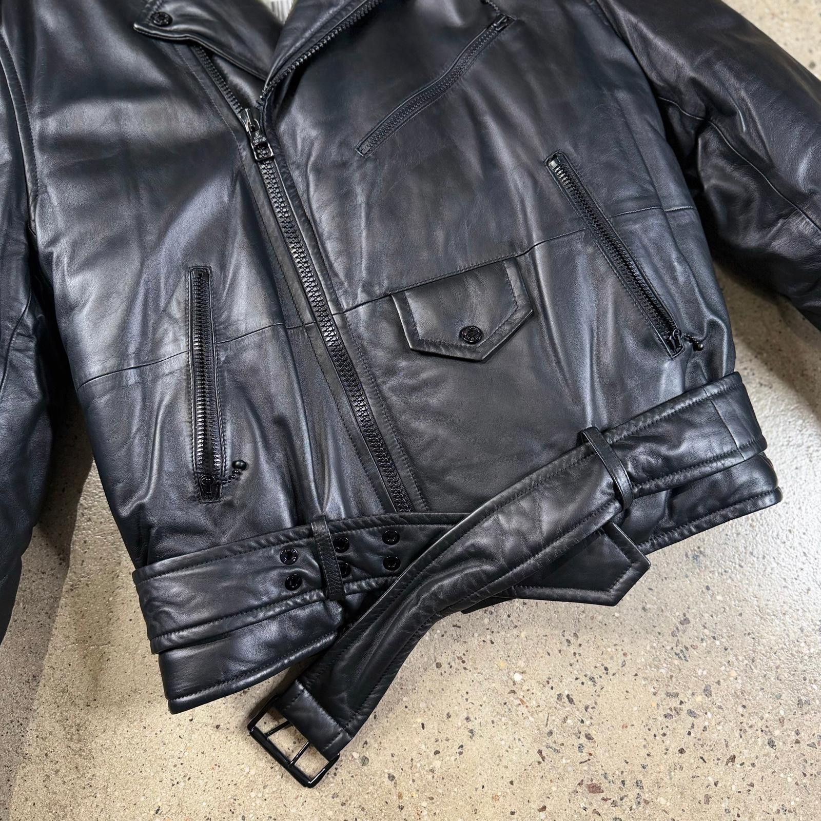 Louis Vuitton Louis Vuitton Leather Puffer Perfecto Jacket Size US XL / EU 56 / 4 - 4 Thumbnail
