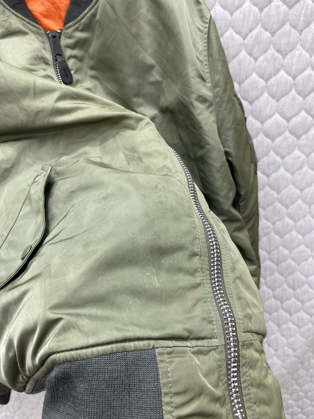 Alpha Industries 🔥🔥🔥STEALS ALPHA INDUSTRIES MILITARY MA1 FLIGHT JACKET Size US XL / EU 56 / 4 - 12 Thumbnail