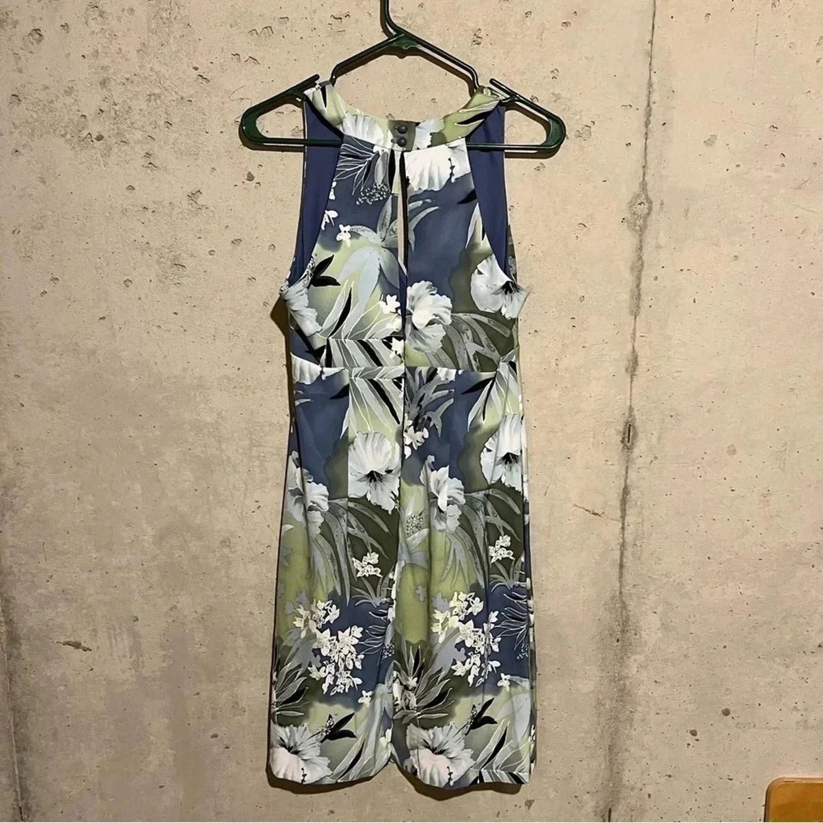 Other Dress Barn Sleeveless Floral Print Dress Sz 10 V Neck Size L / US 10 / IT 46 - 4 Thumbnail