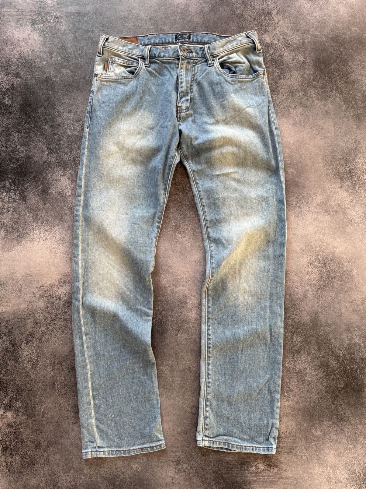 Armani ARMANI VINTAGE METAL LOGO JEANS IF SIX WAS NINE LGB GLAMOUR Size US 32 / EU 48 - 4 Thumbnail