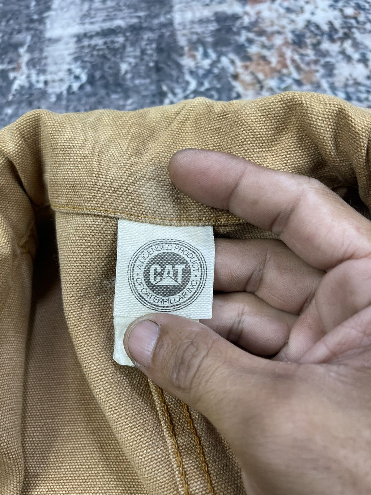 Caterpillar Vtg Caterpillar Duck Canvas Work Chore Jacket Size US L / EU 52-54 / 3 - 15 Thumbnail