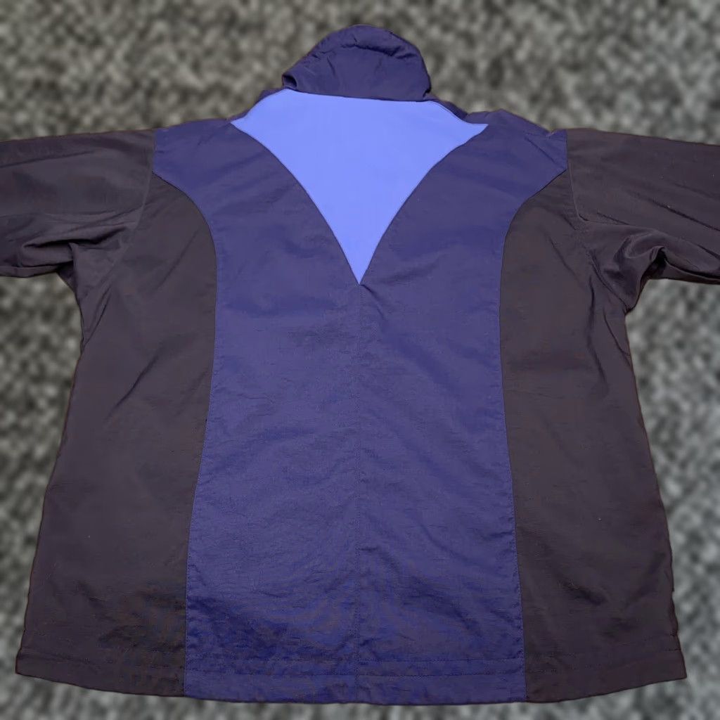 Vintage Columbia Convert Jacket Mens Large 1/4 Zip Lined Winter Snow Blue Windbreaker Solid Outdoor Skiing Walking Mens Size US L / EU 52-54 / 3 - 1 Thumbnail