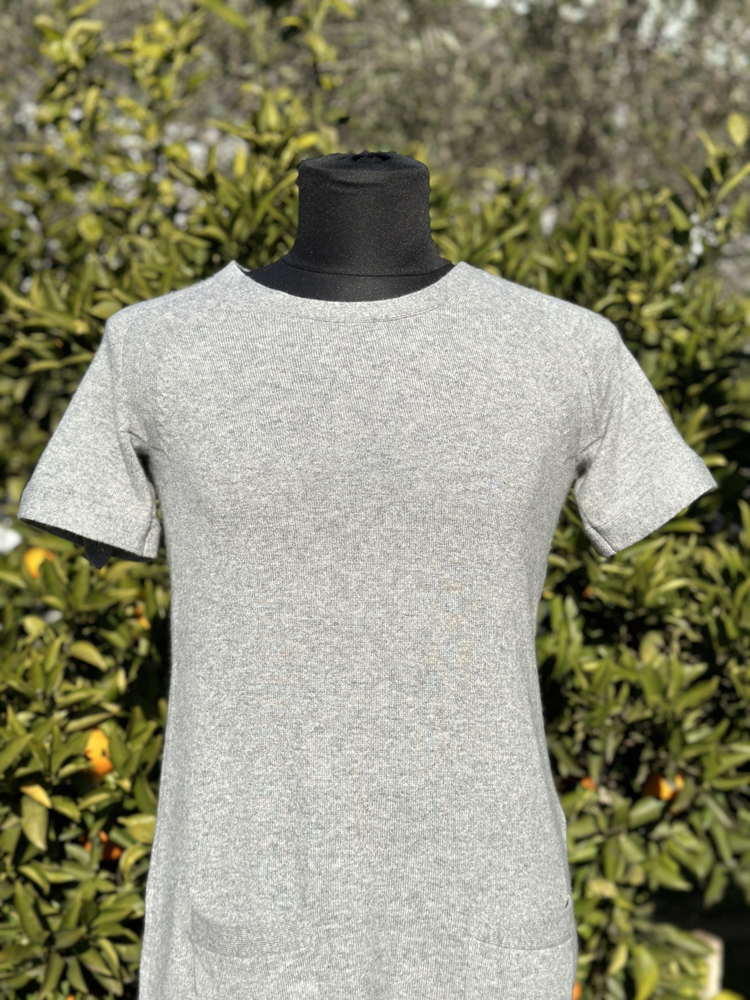 Theory Theory Pure Cashmere Pocket Heather Light Long Dress Size L Size L / US 10 / IT 46 - 9 Thumbnail