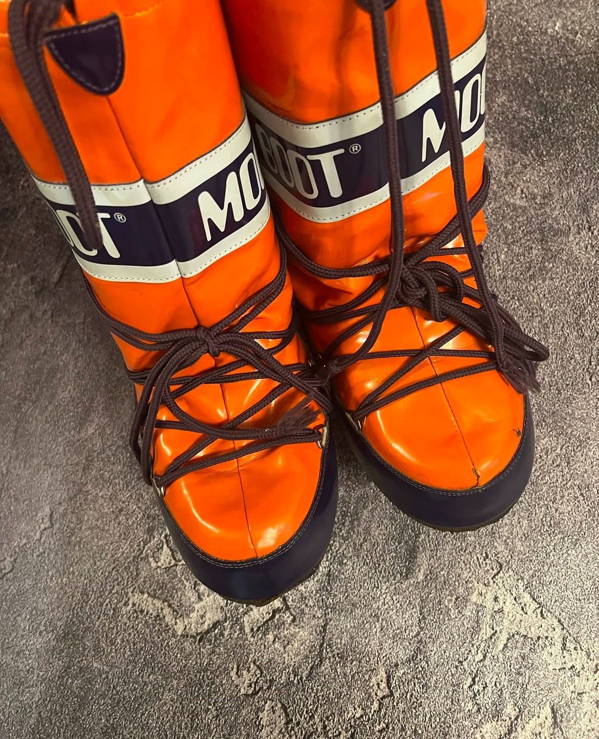 Moon Boot × Other × Vintage CRAZY Moon Boot Avan-garde vintage opium style orange Size US 6 / IT 36 - 4 Thumbnail