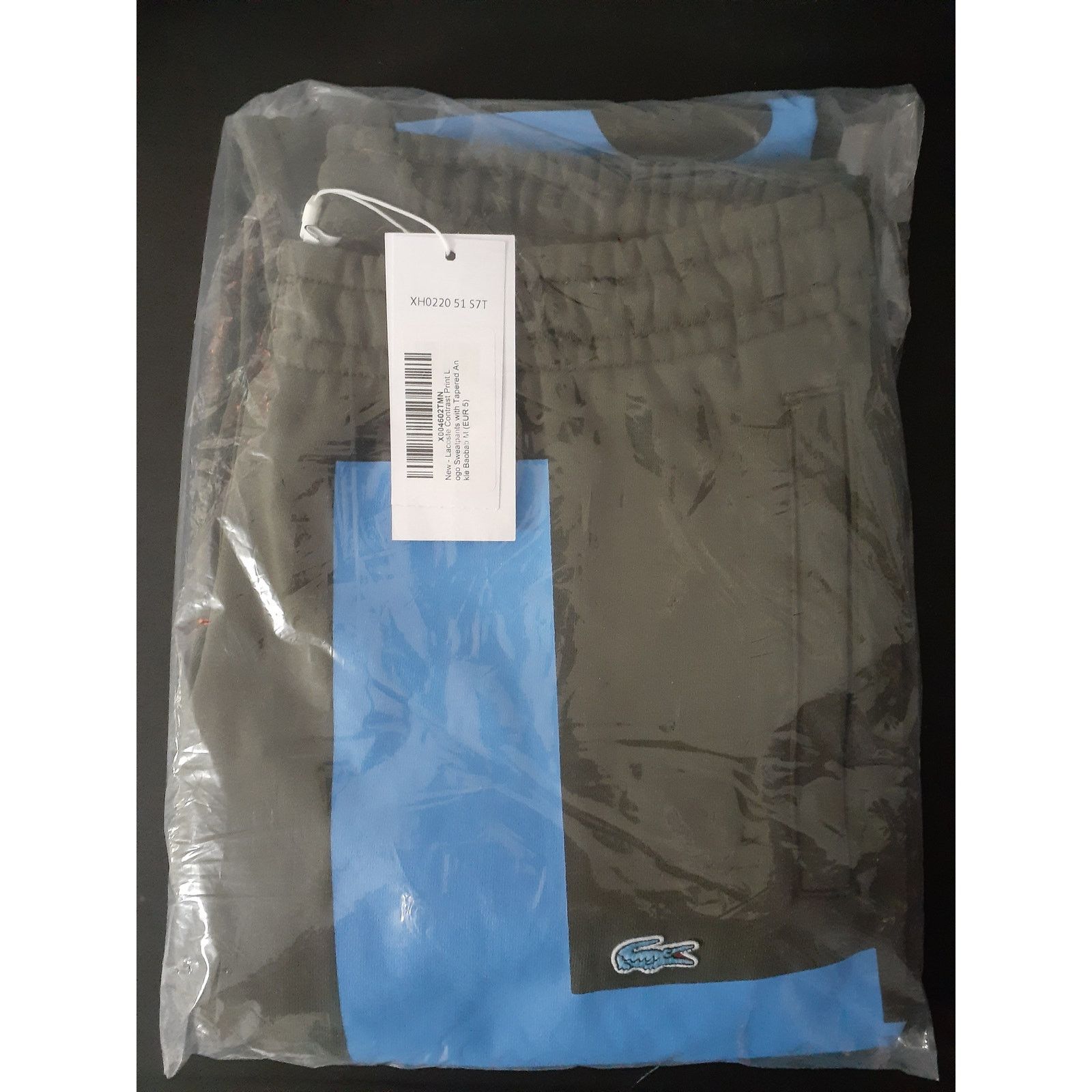 Lacoste Lacoste Contrast Print Logo Sweatpants with Tapered Ankle L Size US 32 / EU 48 - 2 Thumbnail