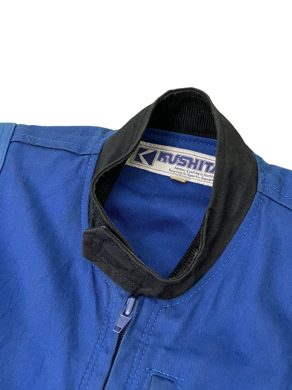 Sports Specialties Vtg 90s Kushitani Motor Jumpsuit Leather Cotton 5🟩3 Size US 29 - 12 Thumbnail