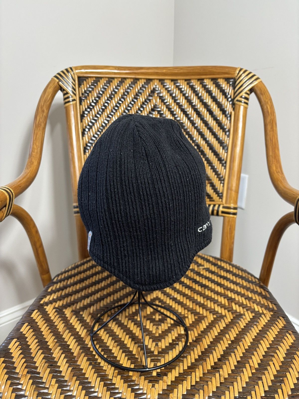 Carhartt Vintage Carhartt Firesteel Knit Ear Flap Beanie Winter Hat Size ONE SIZE - 4 Thumbnail