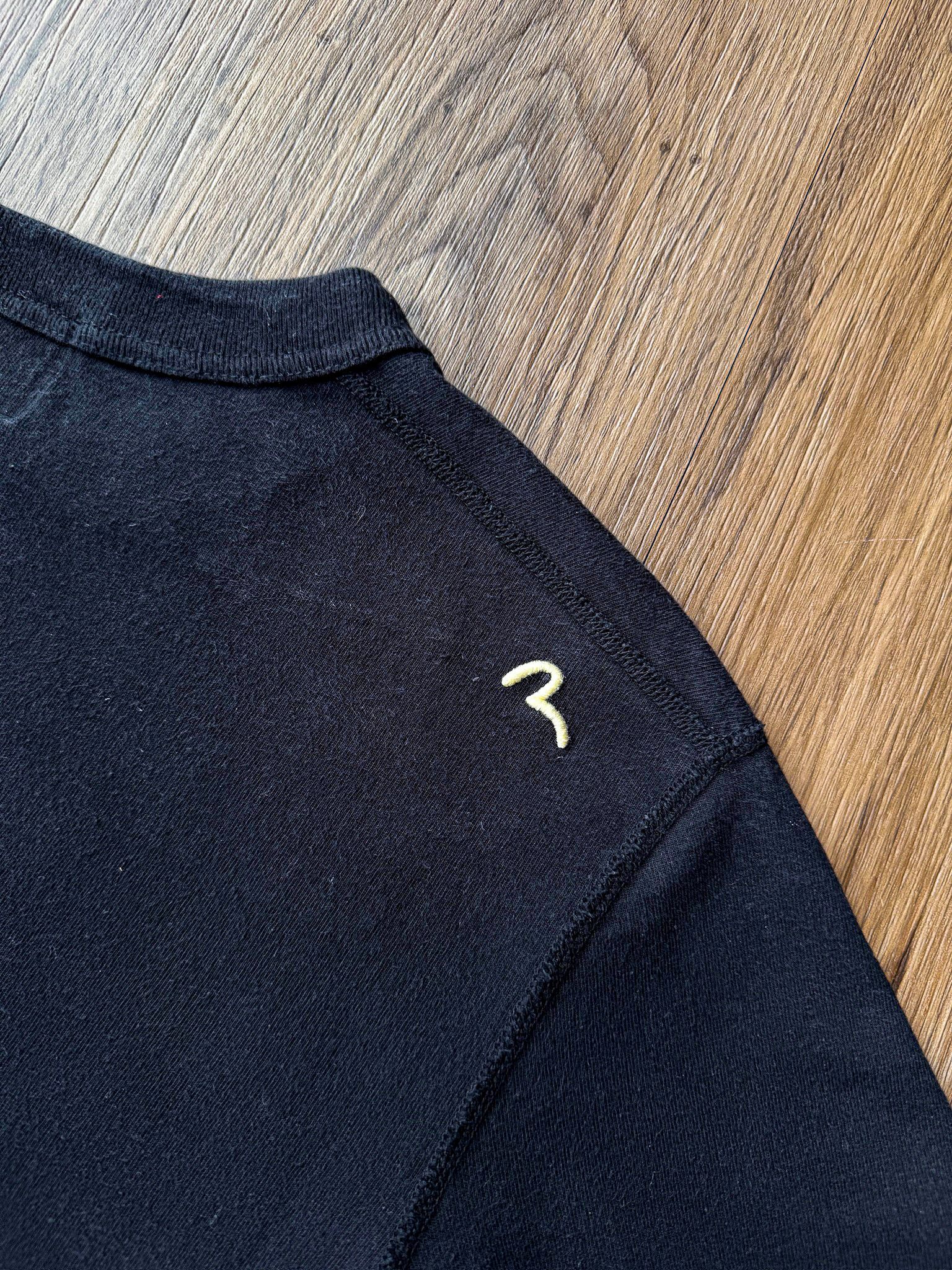 Evisu Vintage Evisu Black Cotton T-Shirt Size US S / EU 44-46 / 1 - 4 Thumbnail