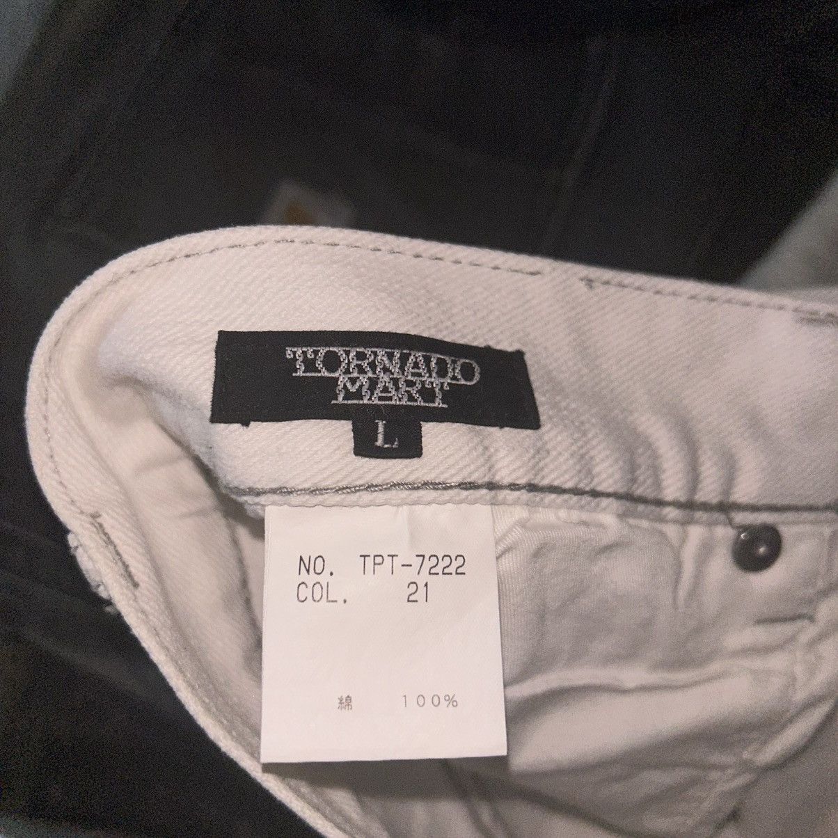 Tornado Mart Tornado Mart Super Flared Distressed Jeans Size US 31 - 24 Thumbnail