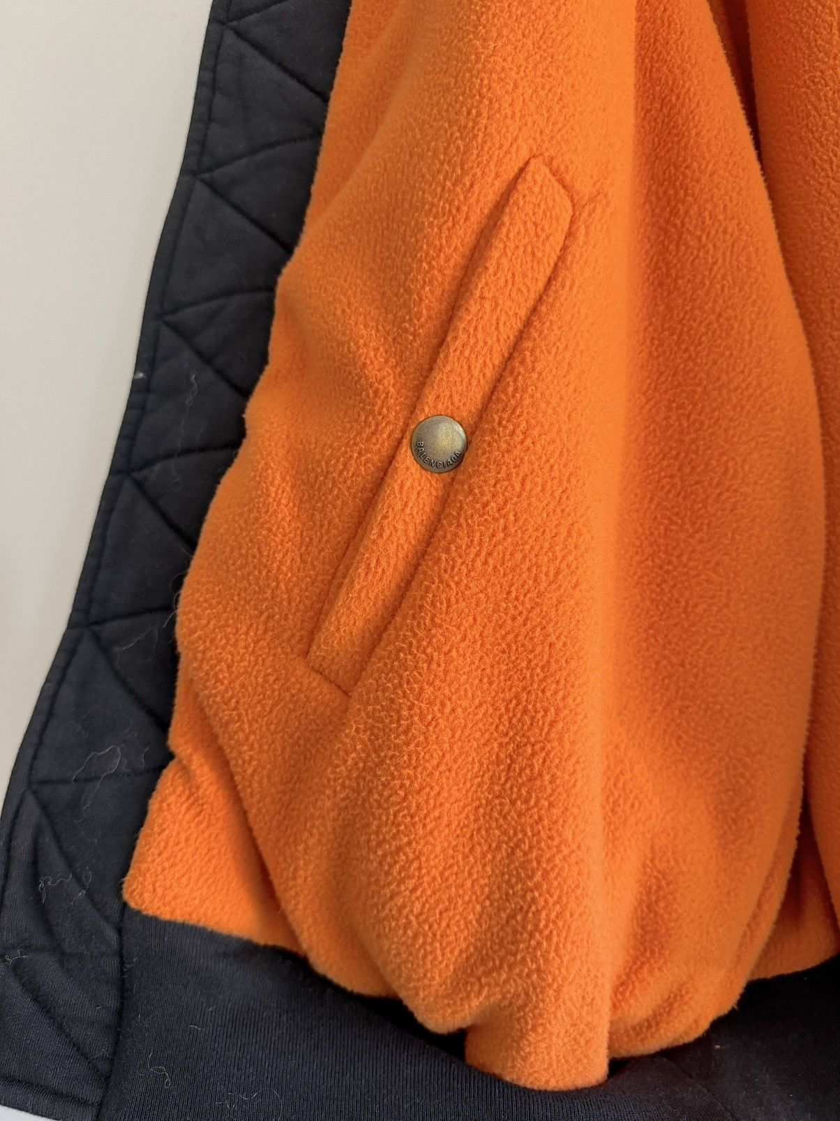 Balenciaga Winter 22 Bomber Zip Up Hoodie Jacket (M) Size US M / EU 48-50 / 2 - 11 Thumbnail