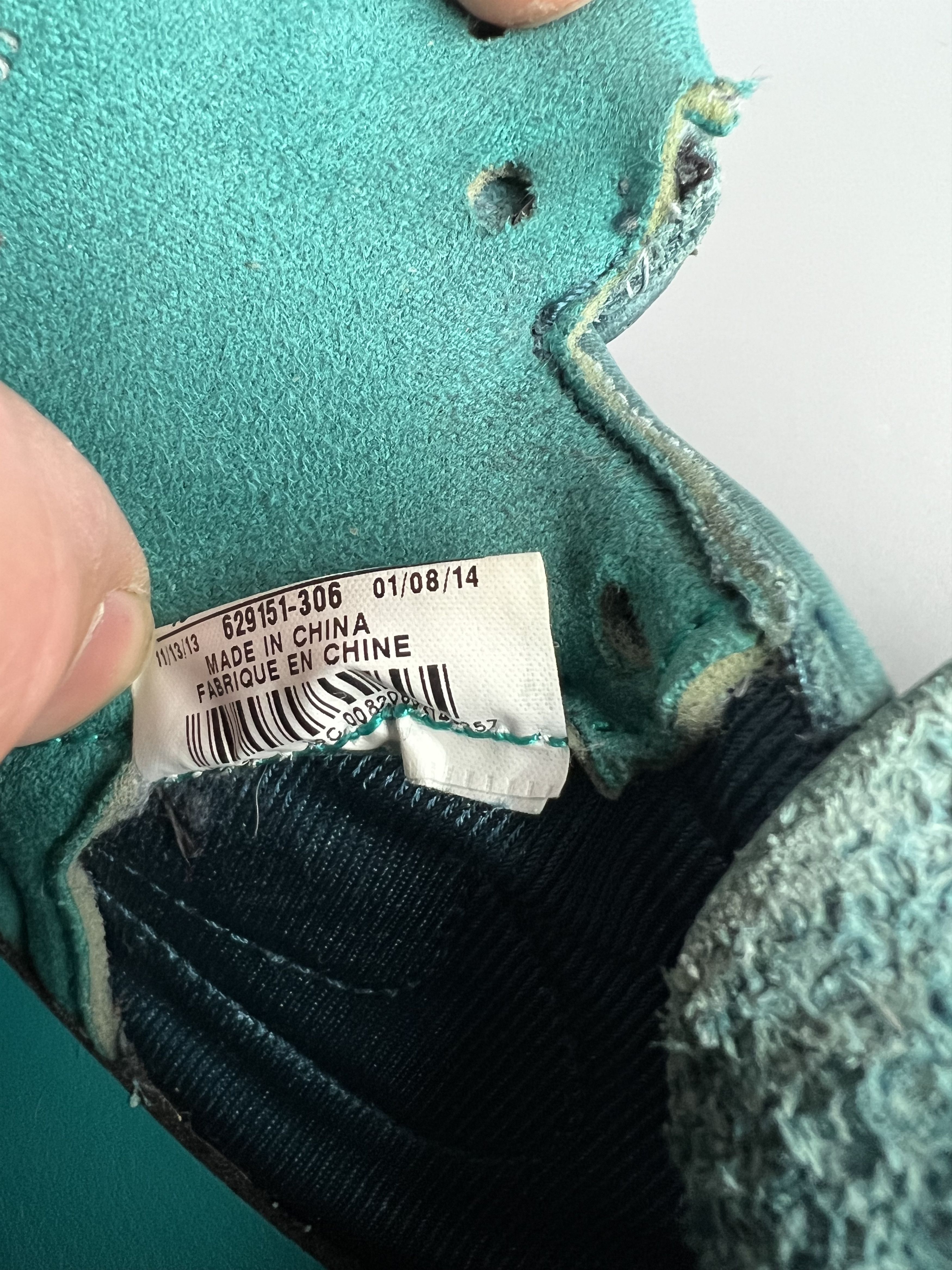Jordan Brand 2014 Nike Air Jordan 1 Retro Mid Nouveau Teal Green US10 Size US 10 / EU 43 - 9 Thumbnail