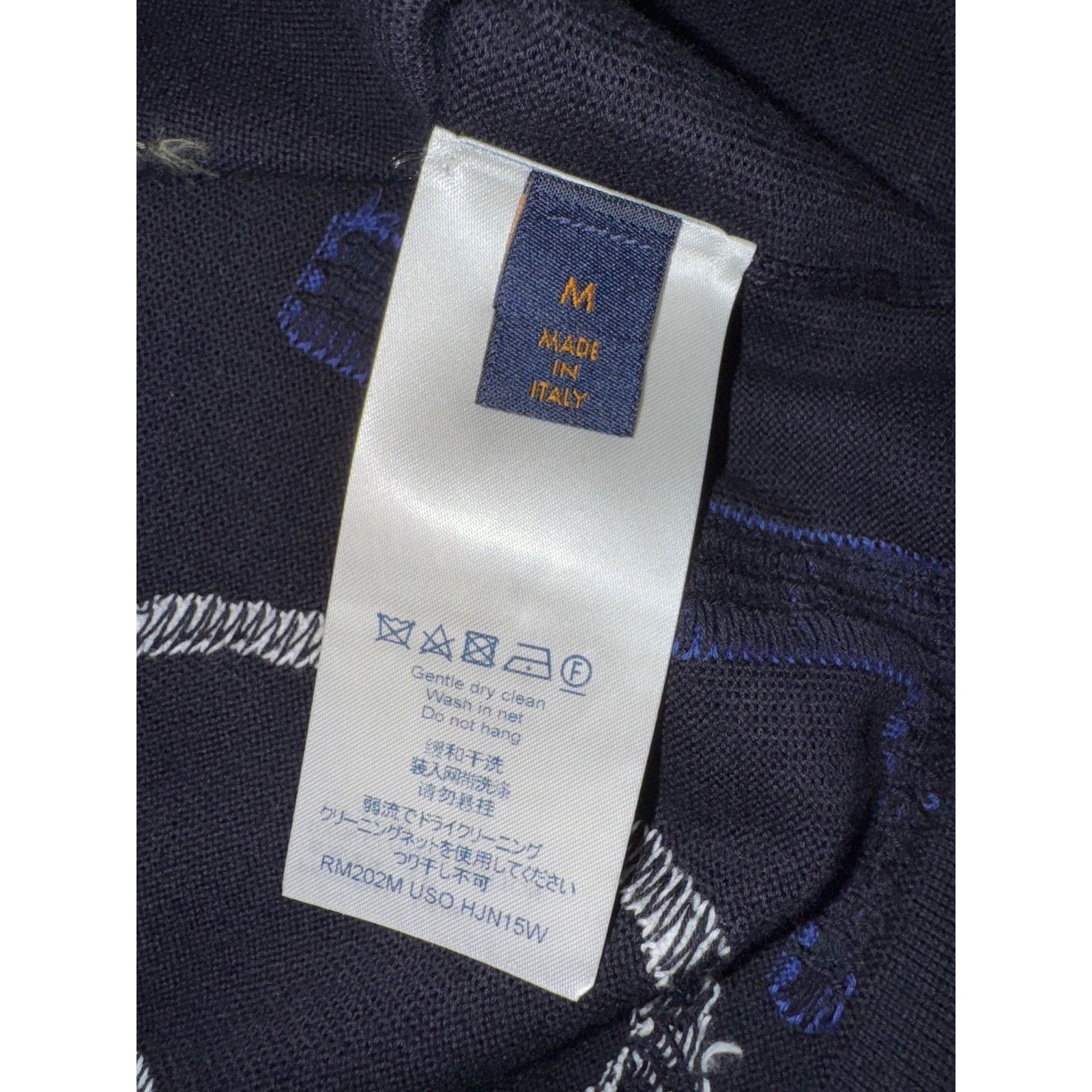Louis Vuitton Louis Vuitton LV Electric Intarsia Sleeve T-Shirt Medium M Size US M / EU 48-50 / 2 - 12 Thumbnail