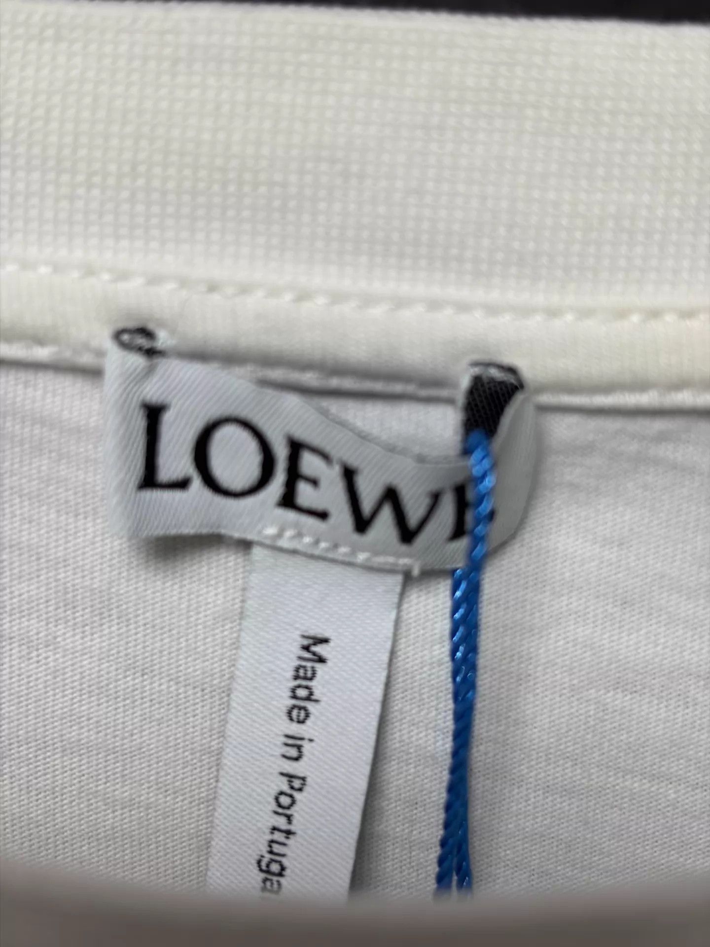 Loewe LOEWE White Embroidered Logo Short Sleeve T-Shirt XL Size US XL / EU 56 / 4 - 3 Thumbnail