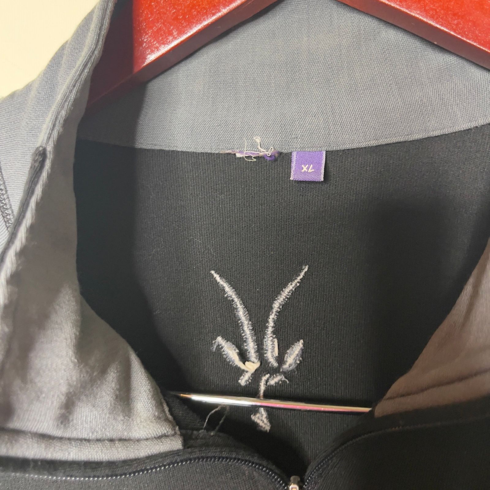 Ibex Ibex black grey long sleeve half zip merino wool pullover Size US XL / EU 56 / 4 - 2 Thumbnail