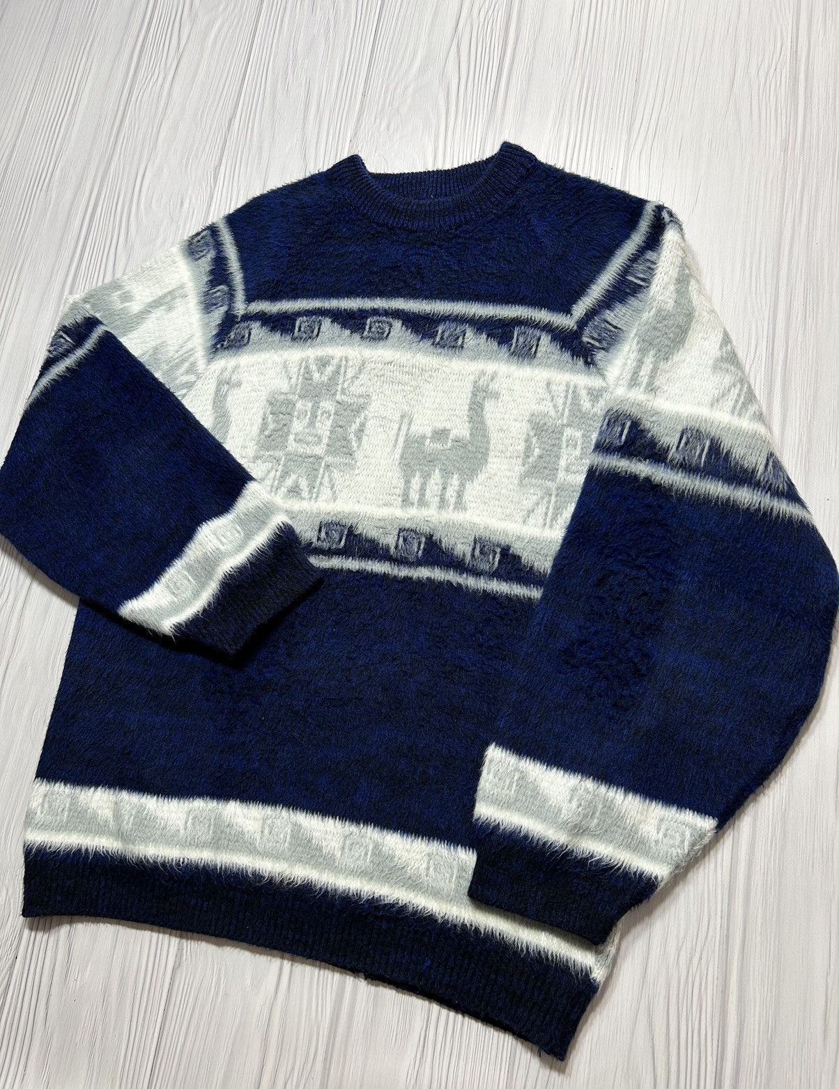 Vintage Vintage 1990’s Incas Artesanias Mohair Sweater Size US XXL / EU 58 / 5 - 2 Thumbnail