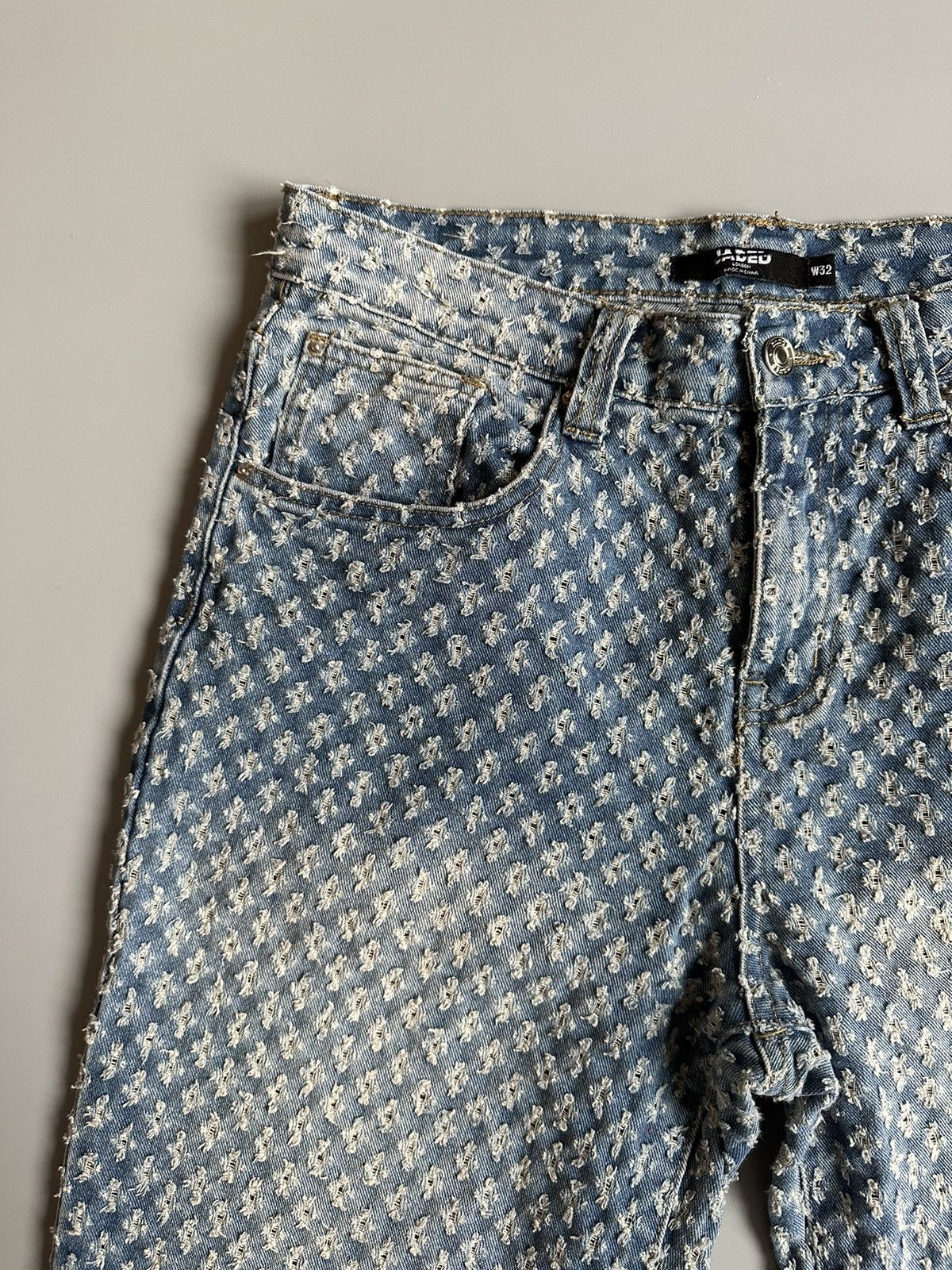 Jaded London Distressed Jaded London Hole Denim Jeans Blue Size 32 Size US 32 / EU 48 - 7 Thumbnail