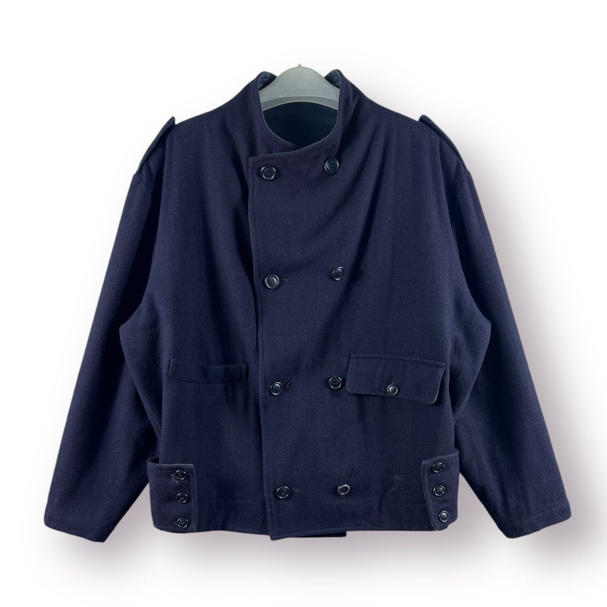 Y's 🔥 Yohji Yamamoto 8620 Workshop Washed Flannel Avant Garde Size US L / EU 52-54 / 3 - 1 Thumbnail