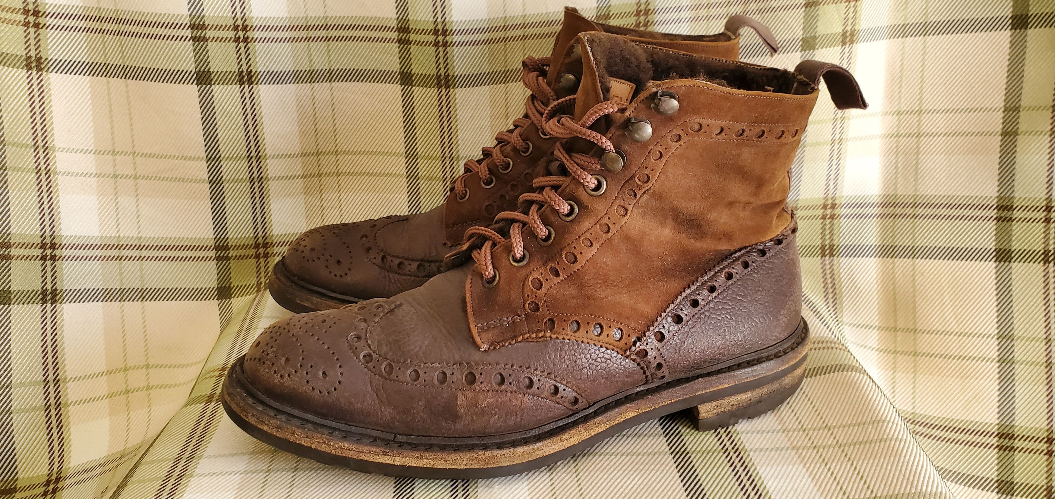 Joseph Cheaney Irvine Fur Lined Ankle Boots - Main Image