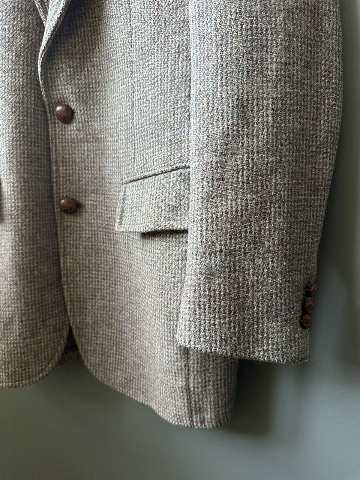 Stanley Blacker Stanley Blacker Harris Tweed Pure Wool Blazer Size 36R - 4 Thumbnail