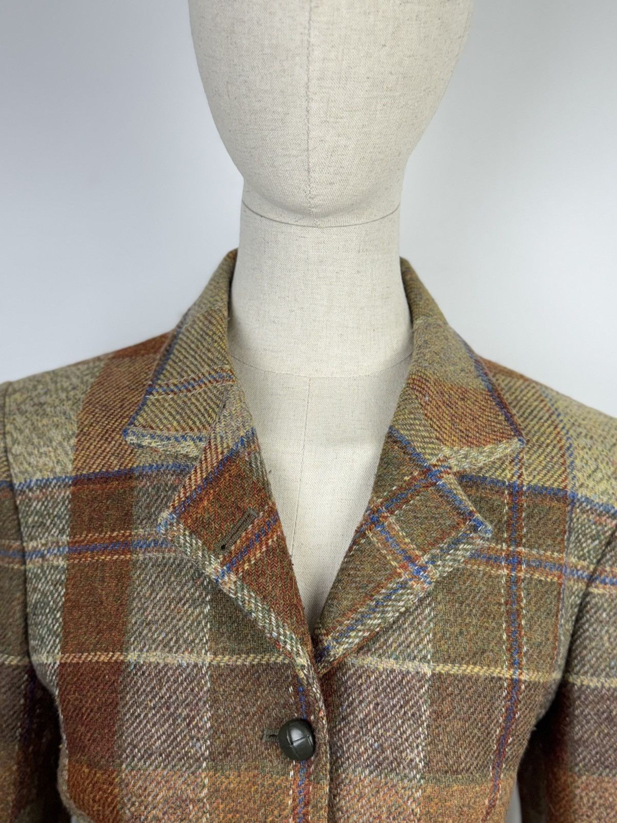 DAKS × Vintage Women’s Vintage DAKS Wool/Alpaca Coat Overcoat size GB 10 Size M / US 6-8 / IT 42-44 - 4 Thumbnail