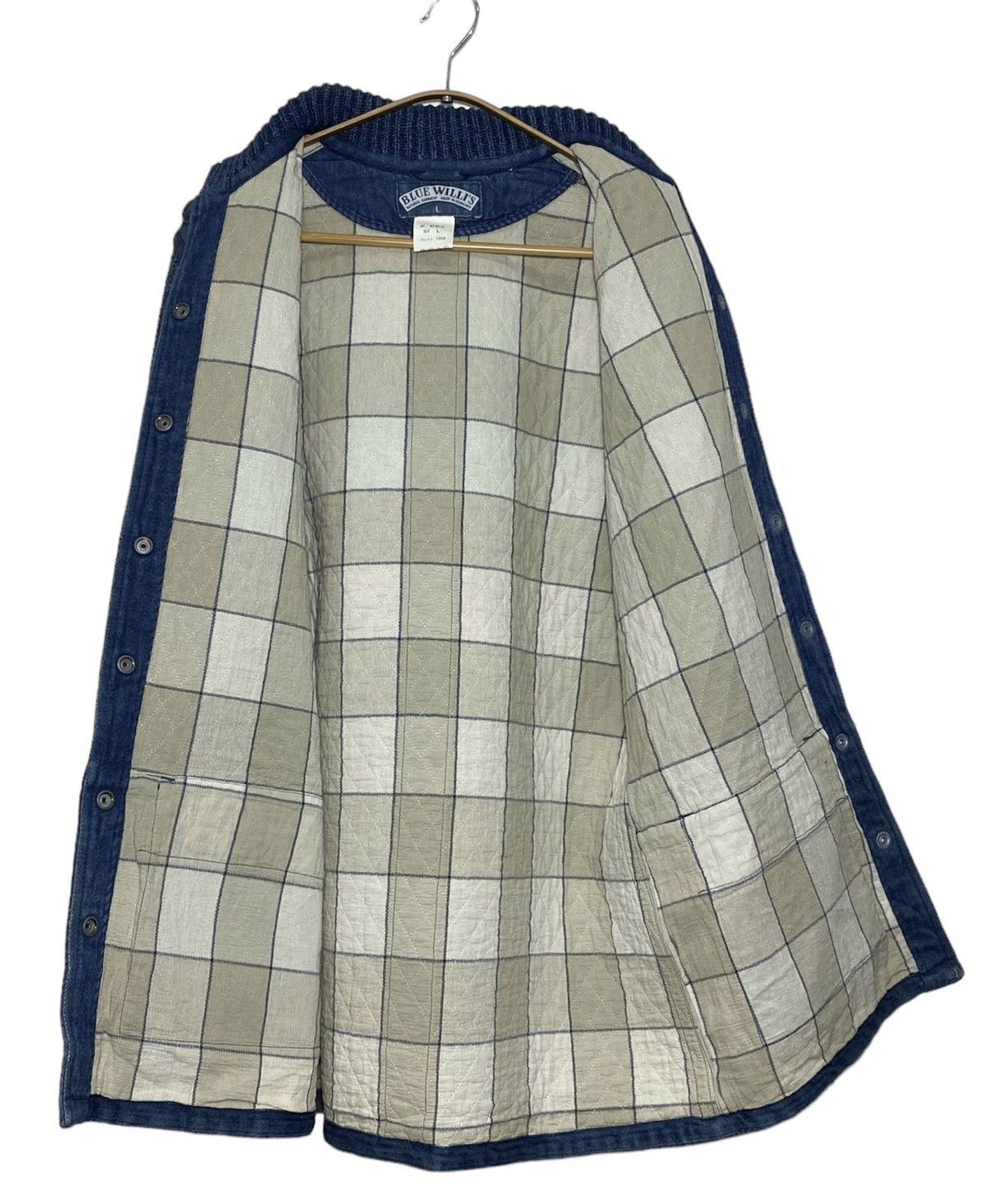 Indigo × Japanese Brand Vintage BLUE WILLI's indigo Coat Jacket Made in Denmark Size US M / EU 48-50 / 2 - 11 Thumbnail