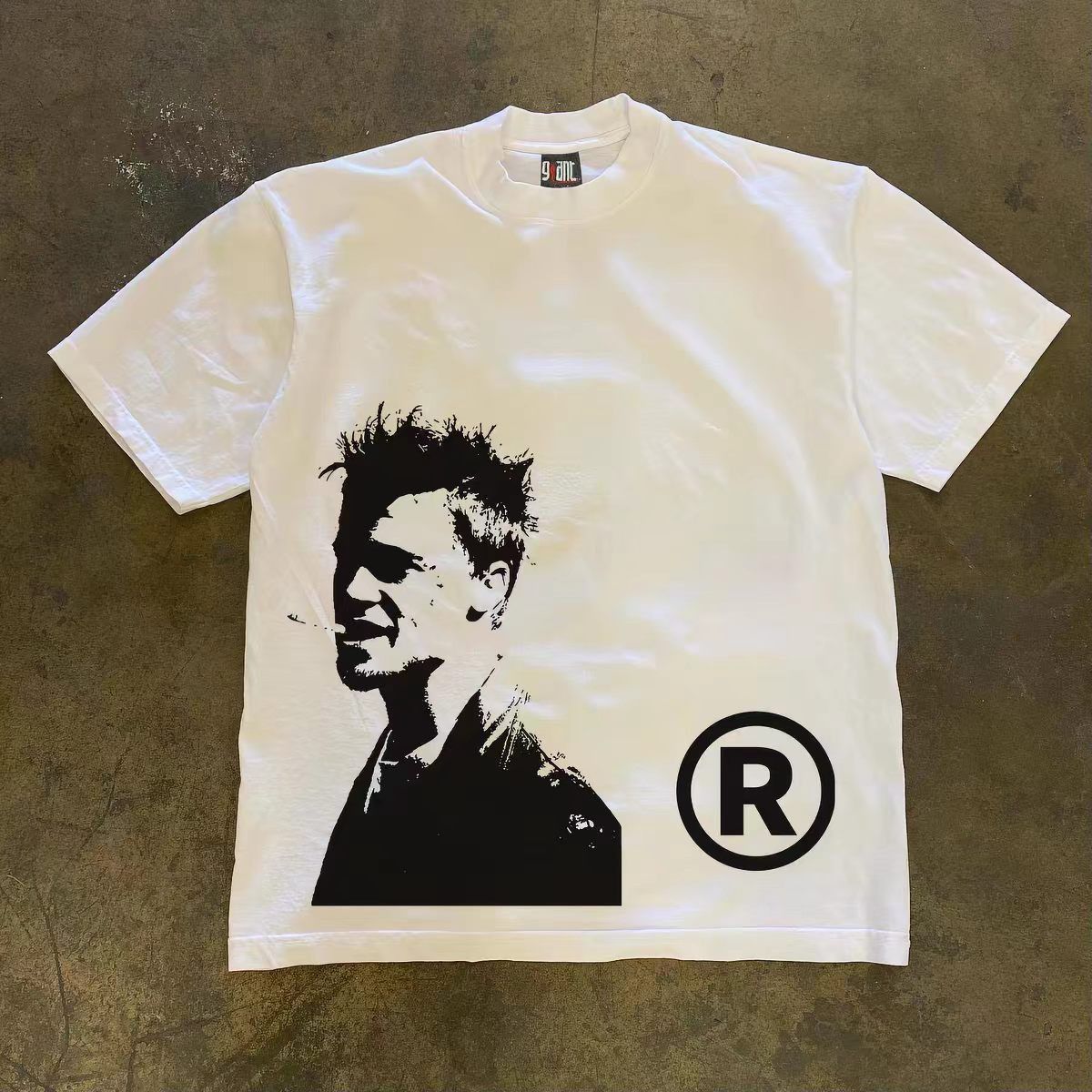 Vintage White Vintage Hip-Hop Print T-Shirt Size US M / EU 48-50 / 2 - 1 Thumbnail