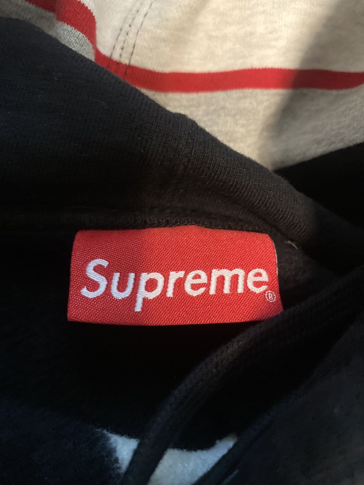 Supreme Supreme Stripe Hooded Sweatshirt Size US L / EU 52-54 / 3 - 4 Thumbnail