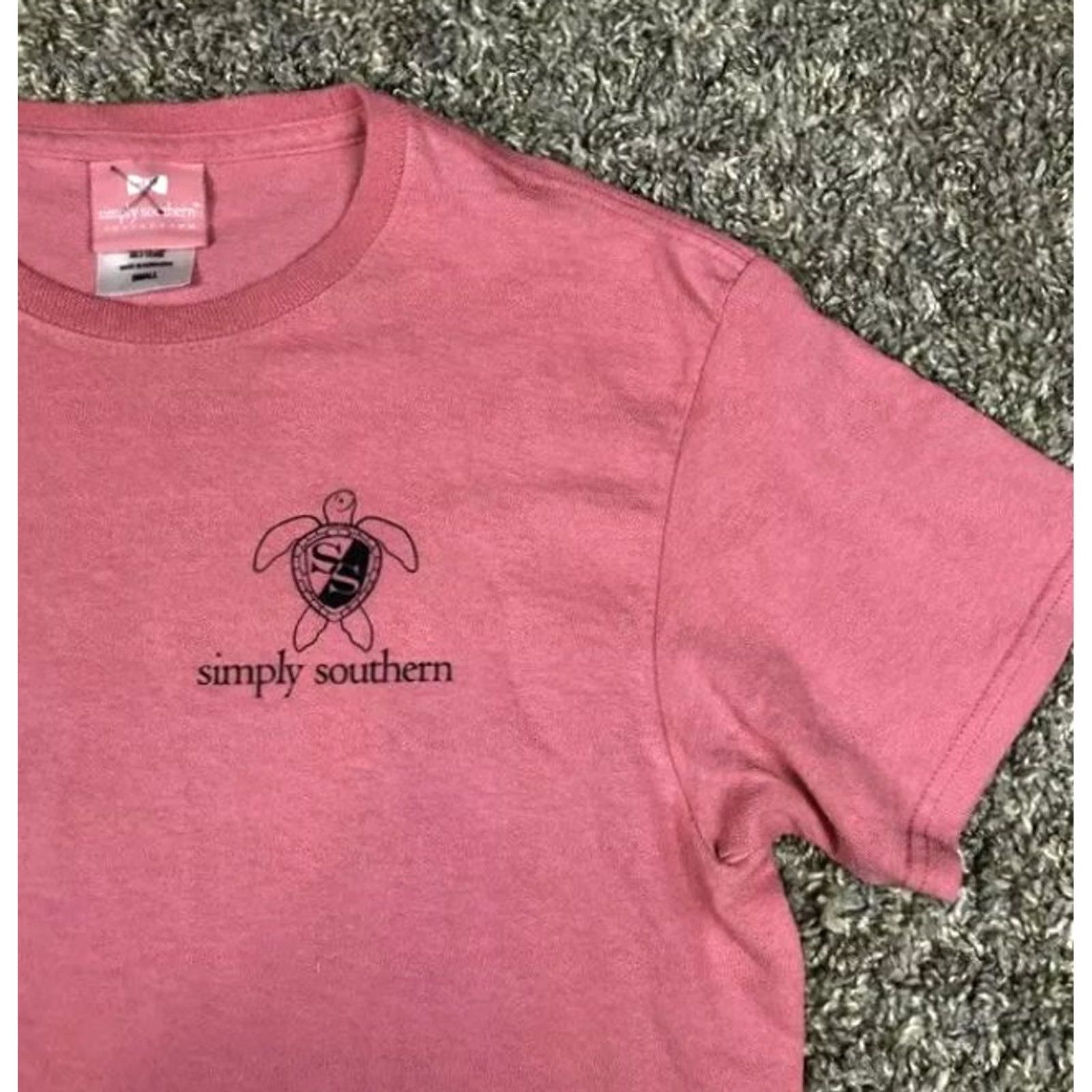 Pinko VINTAGE Simply Southern T-Shirt Mermaid Beach Pink Women’s Small S Womens T-Shirt Beach Graphic Print Size S / US 4 / IT 40 - 5 Thumbnail