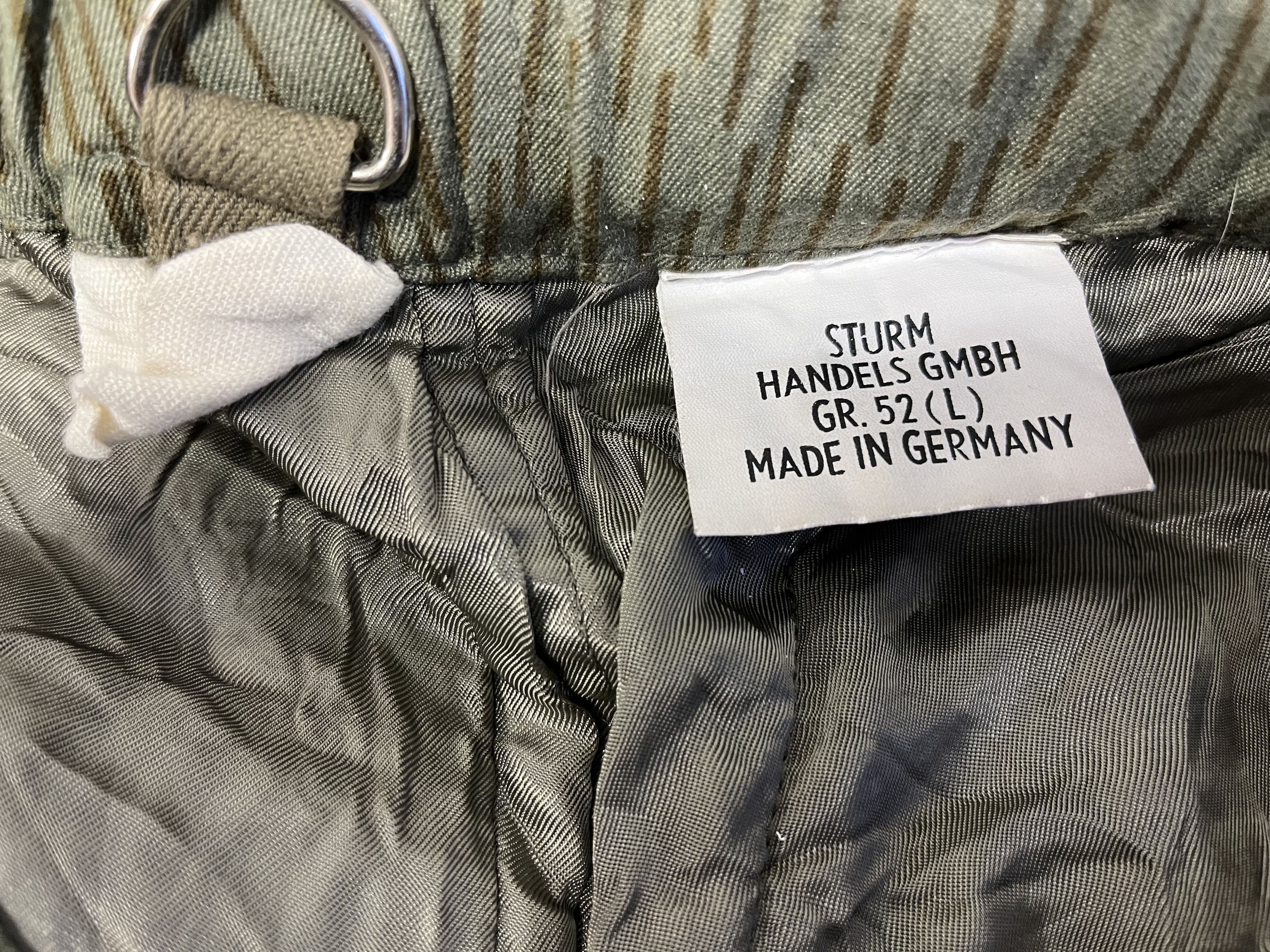 Vintage 70s Winter L Camo Strichtarn Pants Sturm Handels Trousers XL Size US 38 / EU 54 - 9 Thumbnail