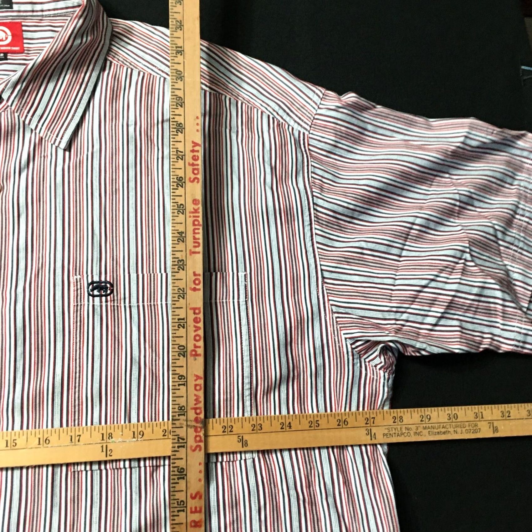 Ecko Unltd. Ecko unltd Shirt Mens 3XL Brown STRIPED SHORT SLEEVE The Krute Size US XXL / EU 58 / 5 - 4 Thumbnail