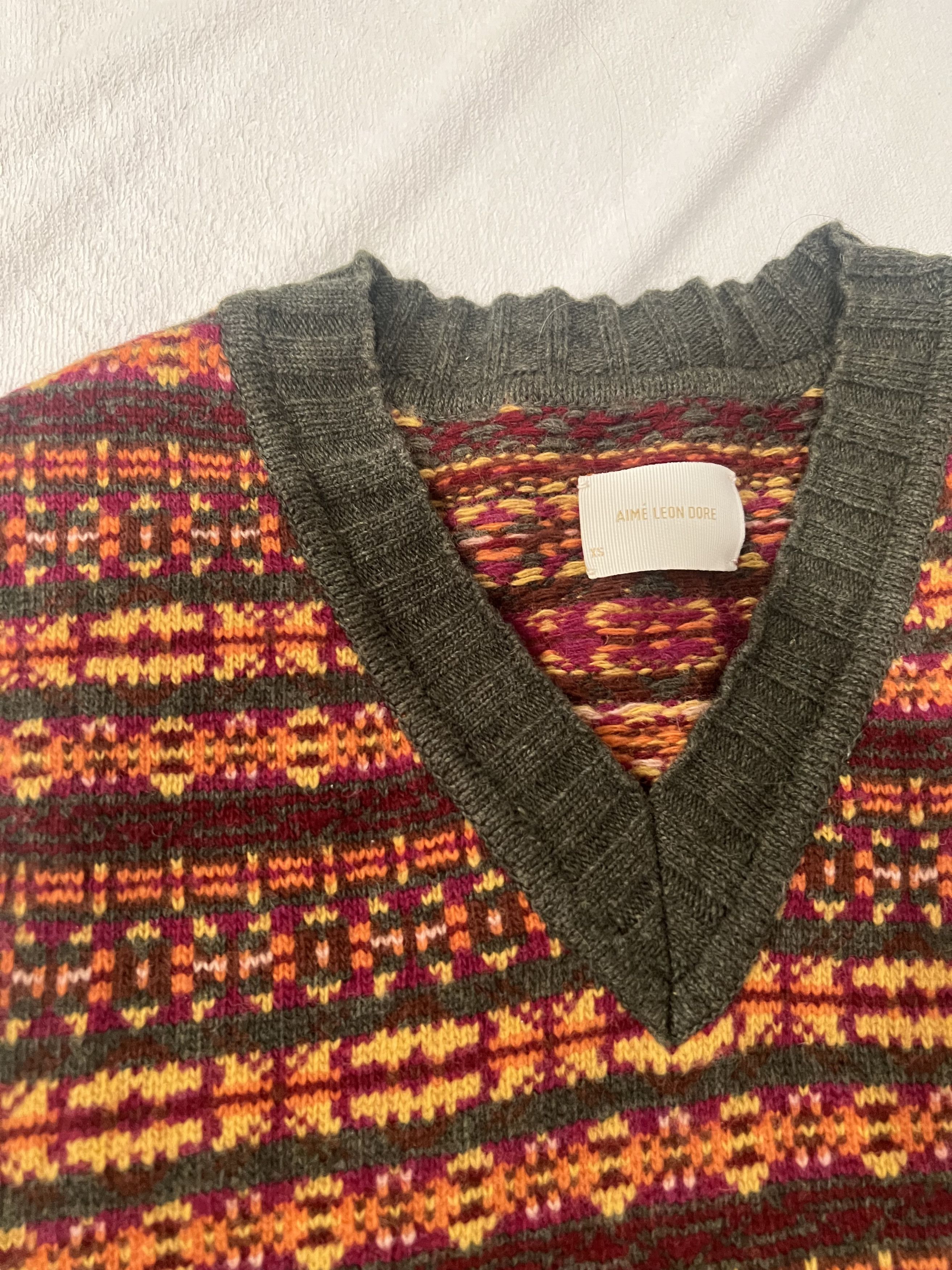 aime leon dore crert knit vest Mサイズ aime leon dore crert knit vest Mサイズ