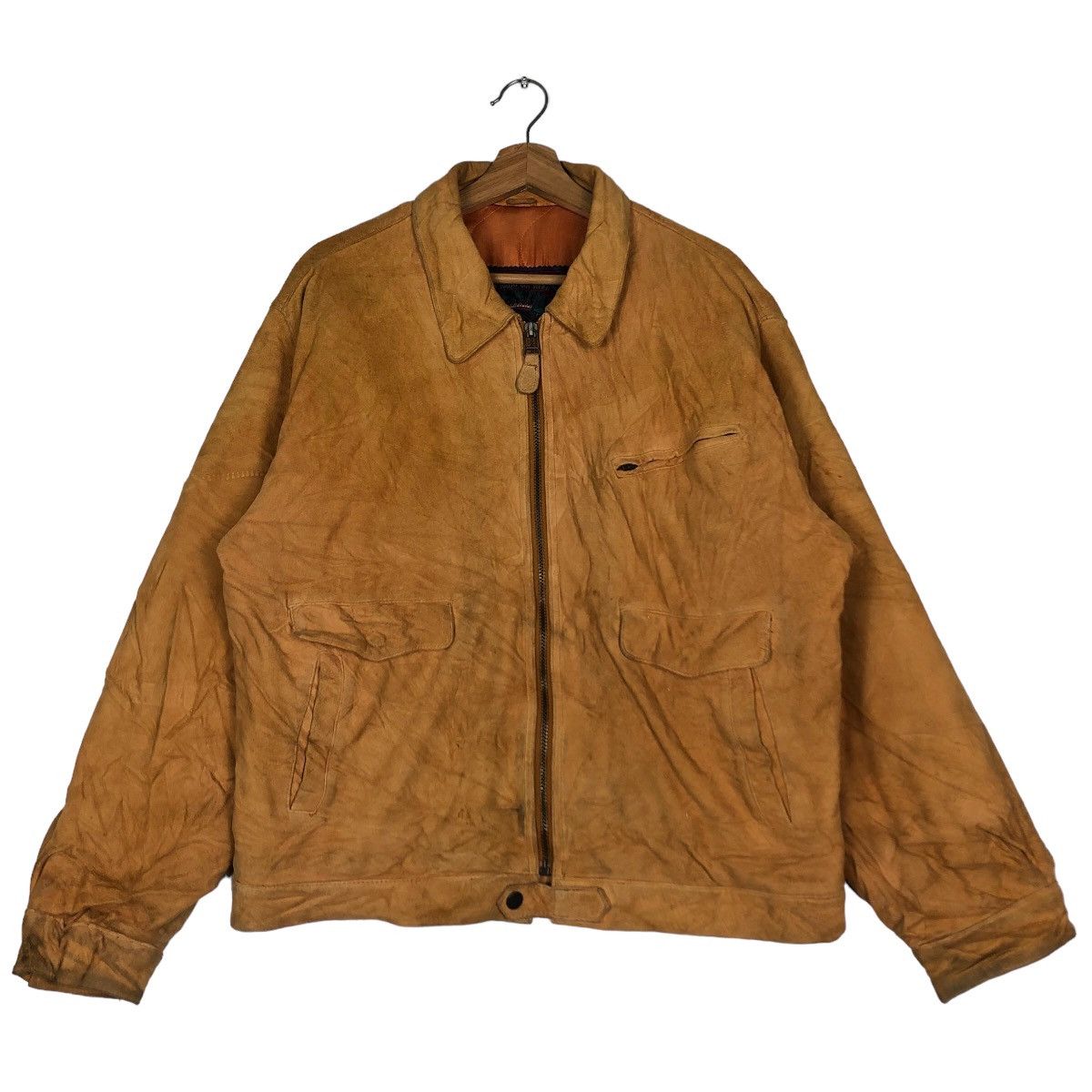Vintage 🔥Vtg Biker Leather Jacket Ashville Inspire CP Company Size US L / EU 52-54 / 3 - 1 Thumbnail