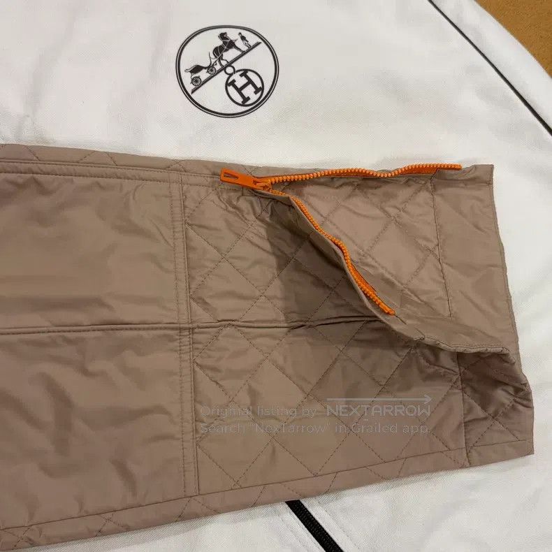 Hermes Hermes Khaki Diamond Zipper Casual Pants Size 42" / US 20 - 6 Thumbnail