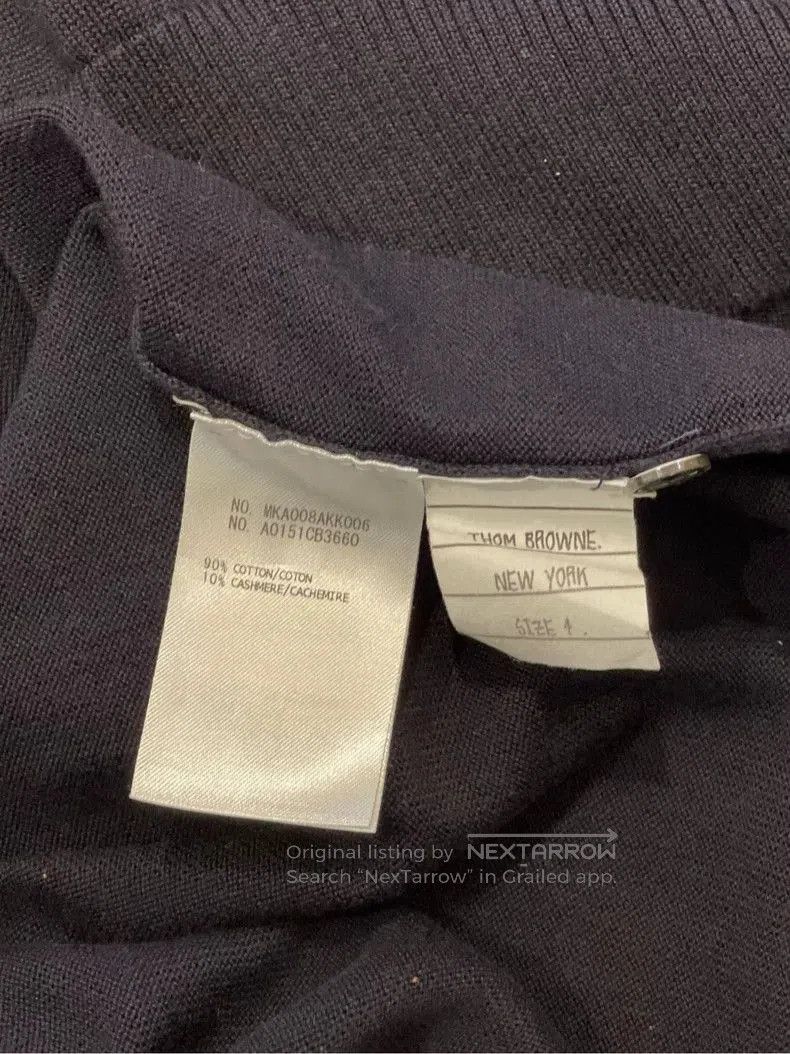 Thom Browne Thom Browne Navy Cherry Blossom Butterfly Sweater. Size US S / EU 44-46 / 1 - 5 Thumbnail