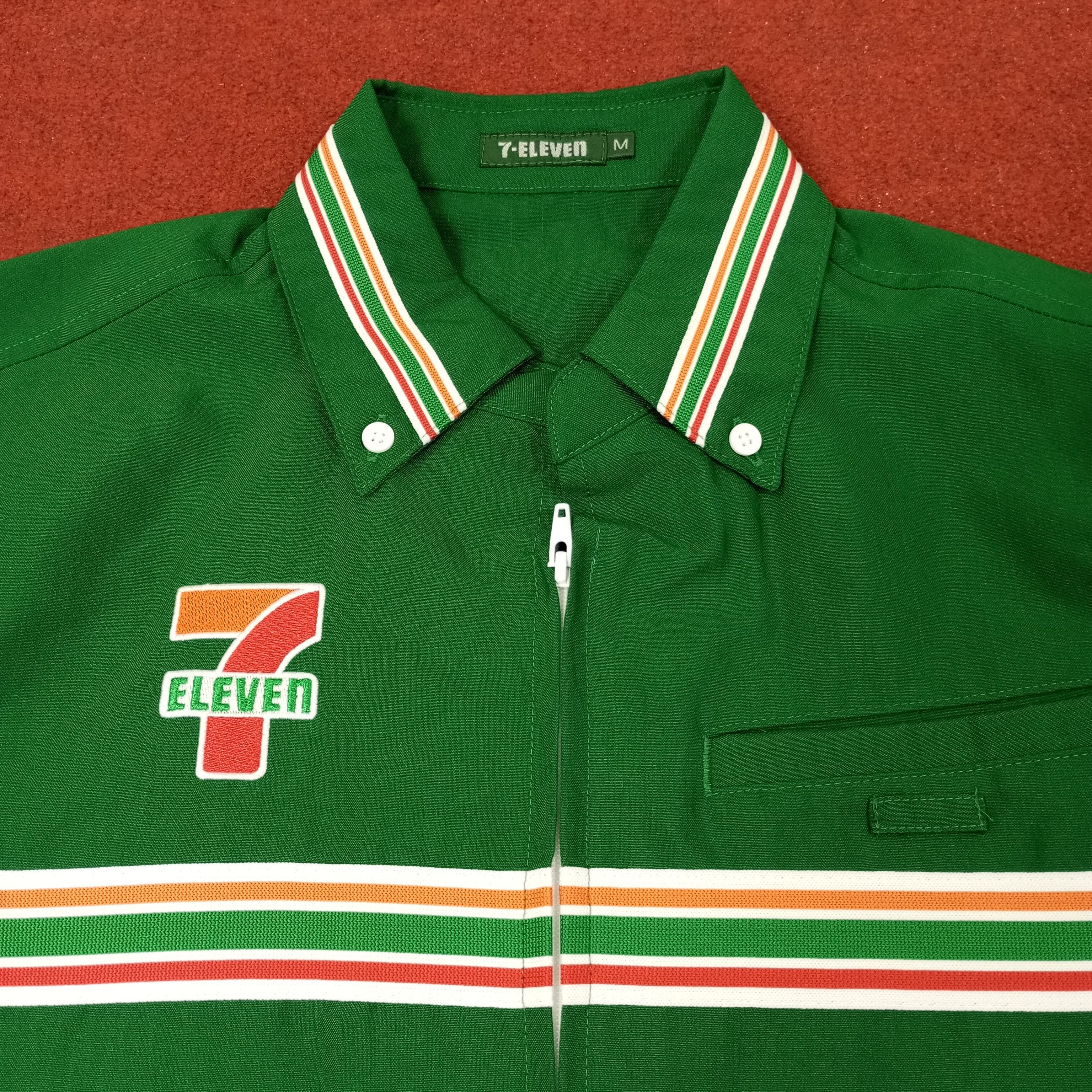 Vintage 7 Eleven Japanese Workwear Uniform Jacket c249n52 Size US M / EU 48-50 / 2 - 2 Thumbnail