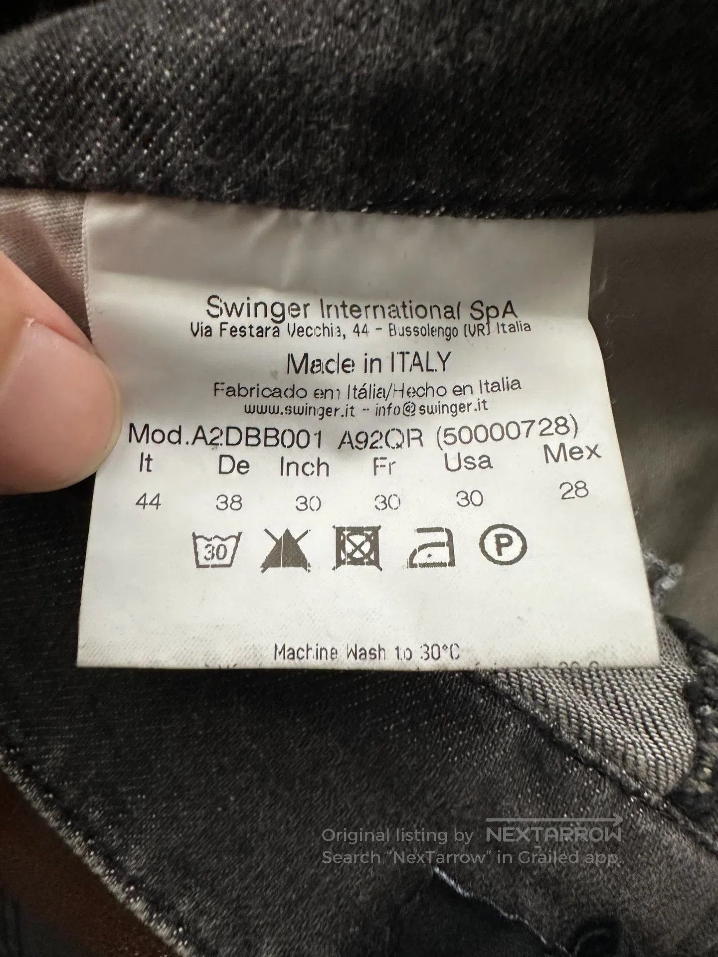 Byblos byblos Water-washed, aged denim jeans| Size US 30 / EU 46 - 6 Thumbnail
