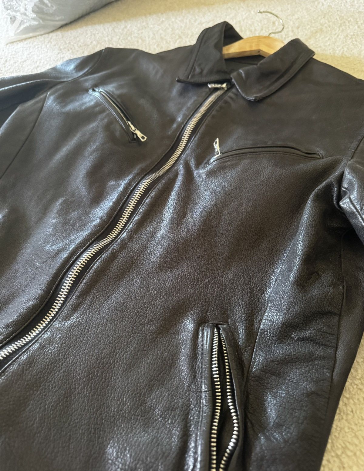 Isamu Katayama Backlash Isamu Katayama Backlash Buffalo Leather Jacket Size US XS / EU 42 / 0 - 4 Thumbnail
