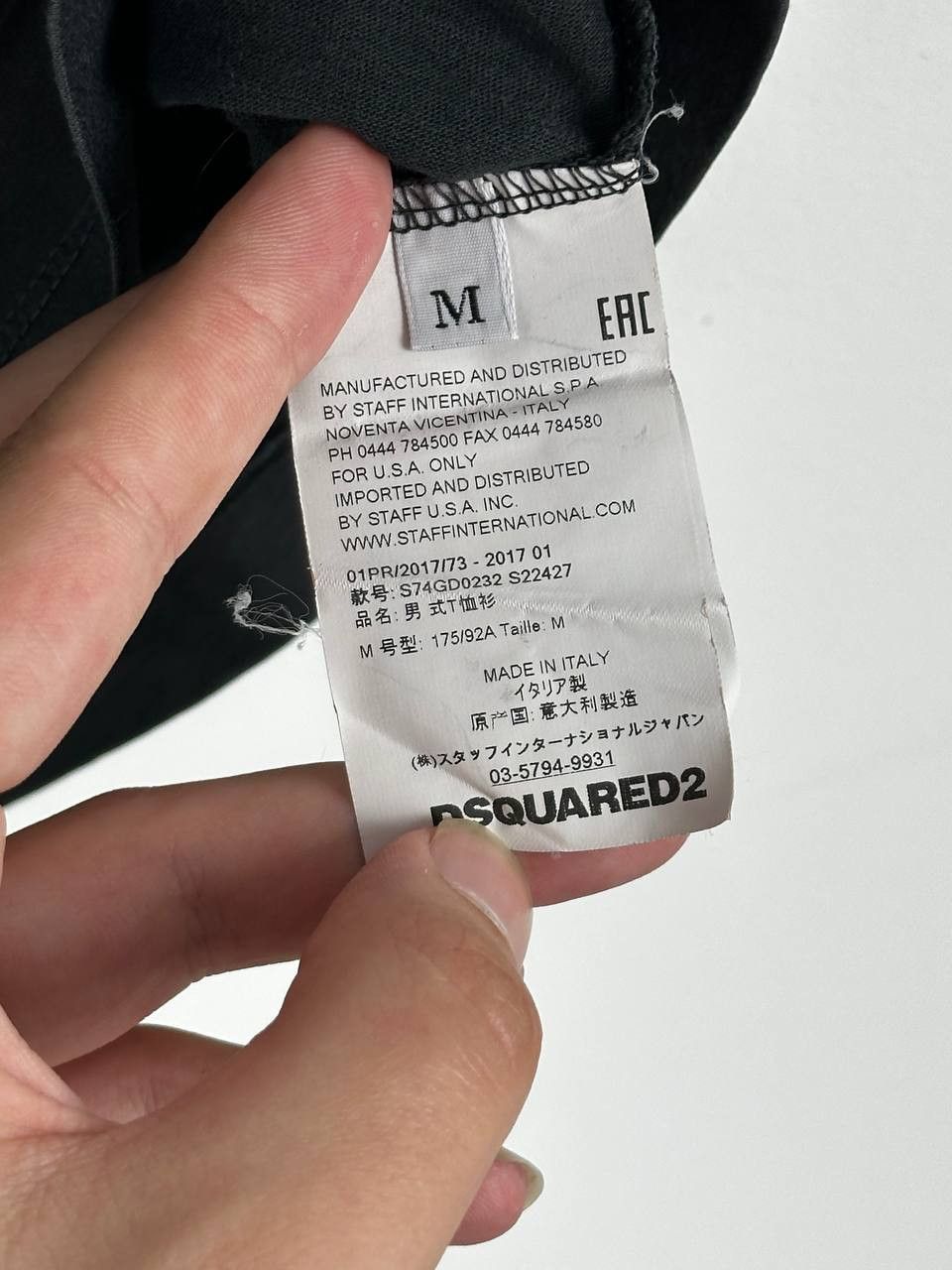 Dsquared2 Dsquared2 Faded Grey Logo Streetwear T Shirt Size US M / EU 48-50 / 2 - 6 Thumbnail