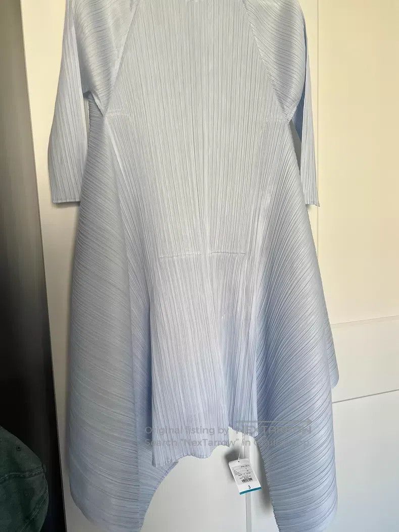 Issey Miyake Issey Miyake Glacier color dress Size L / US 10 / IT 46 - 2 Thumbnail