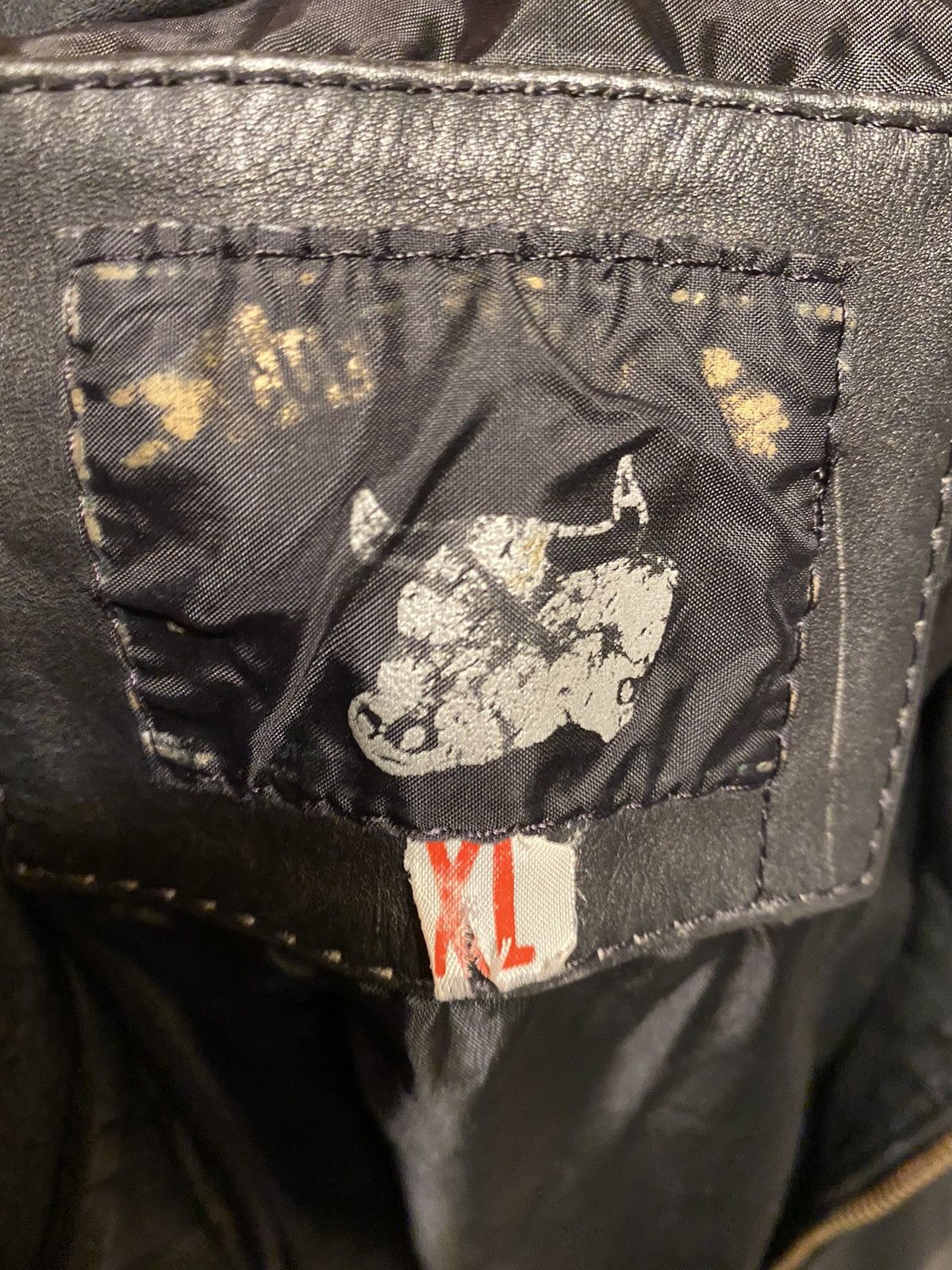 Genuine Leather Black leather jacket Size US XL / EU 56 / 4 - 3 Thumbnail