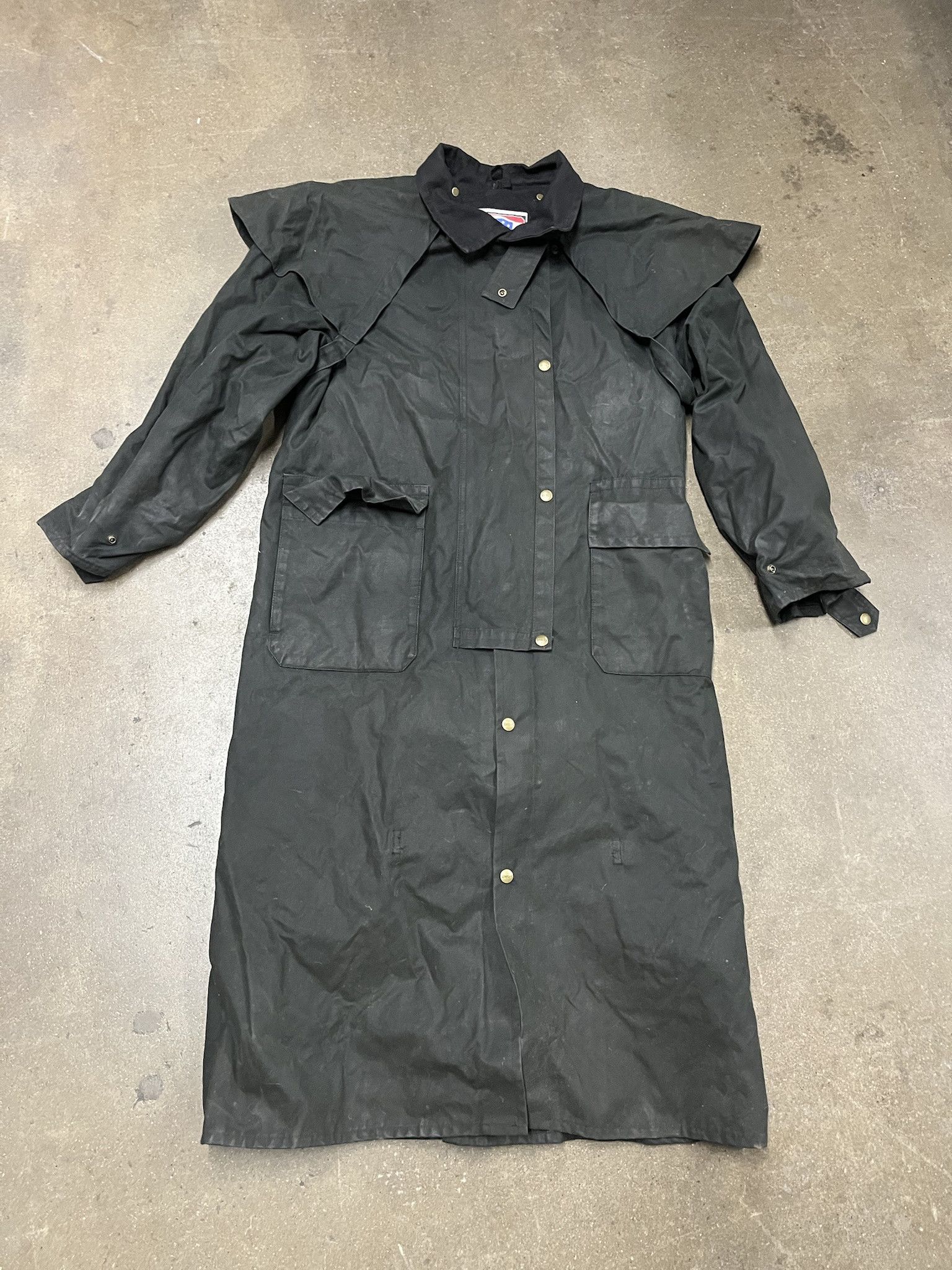 Vintage Vintage 90s Koolah Waxed Trench Coat Size S Size US S / EU 44-46 / 1 - 1 Thumbnail