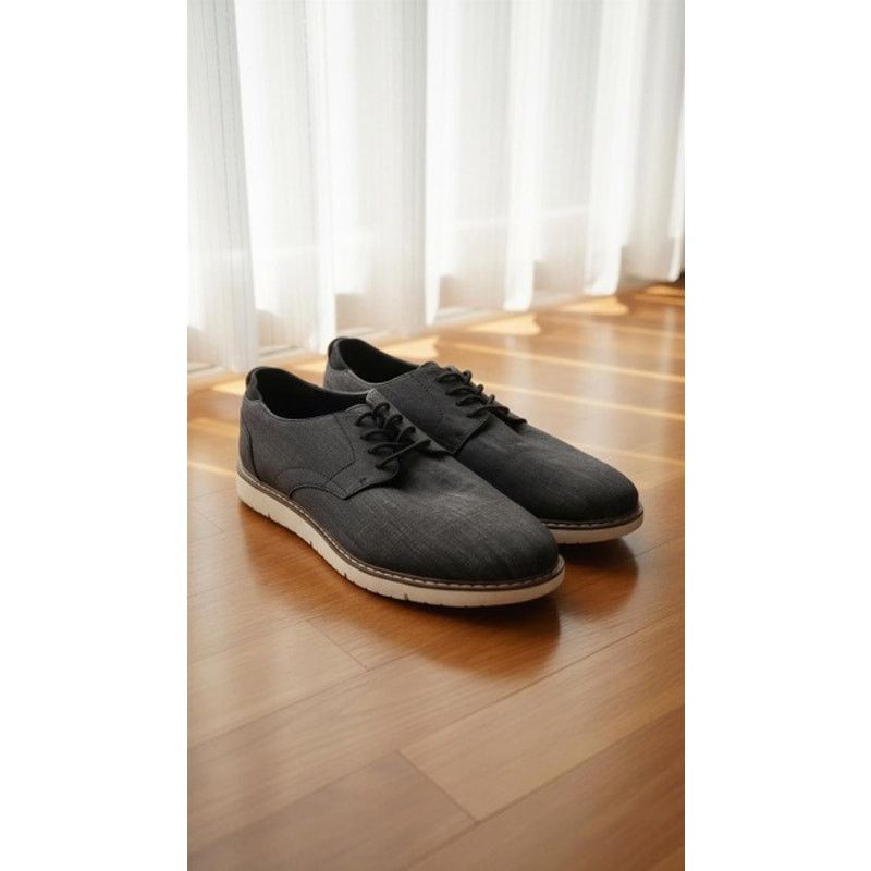 Toms TOMS Navi Oxford Men's Lace-Up Shoes Dark Gray Casual 11.5 Size US 11.5 / EU 44-45 - 1 Thumbnail